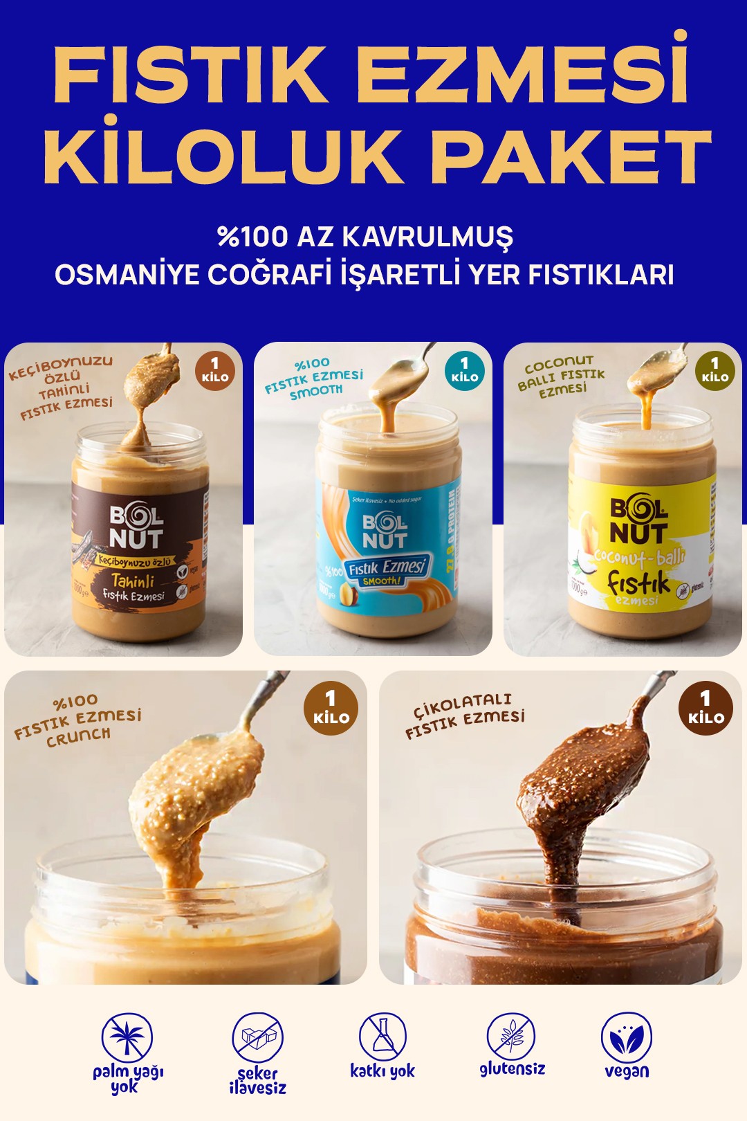 Fıstık Ezmesi Kiloluk Karma 