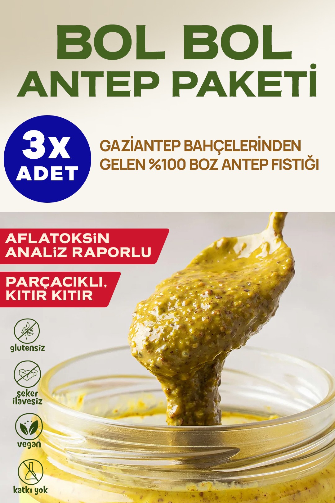 Bol Bol Antep Paketi 250g X 3 