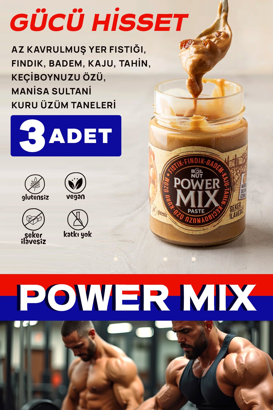 Power Mix Ezme 320g X 3 Adet 