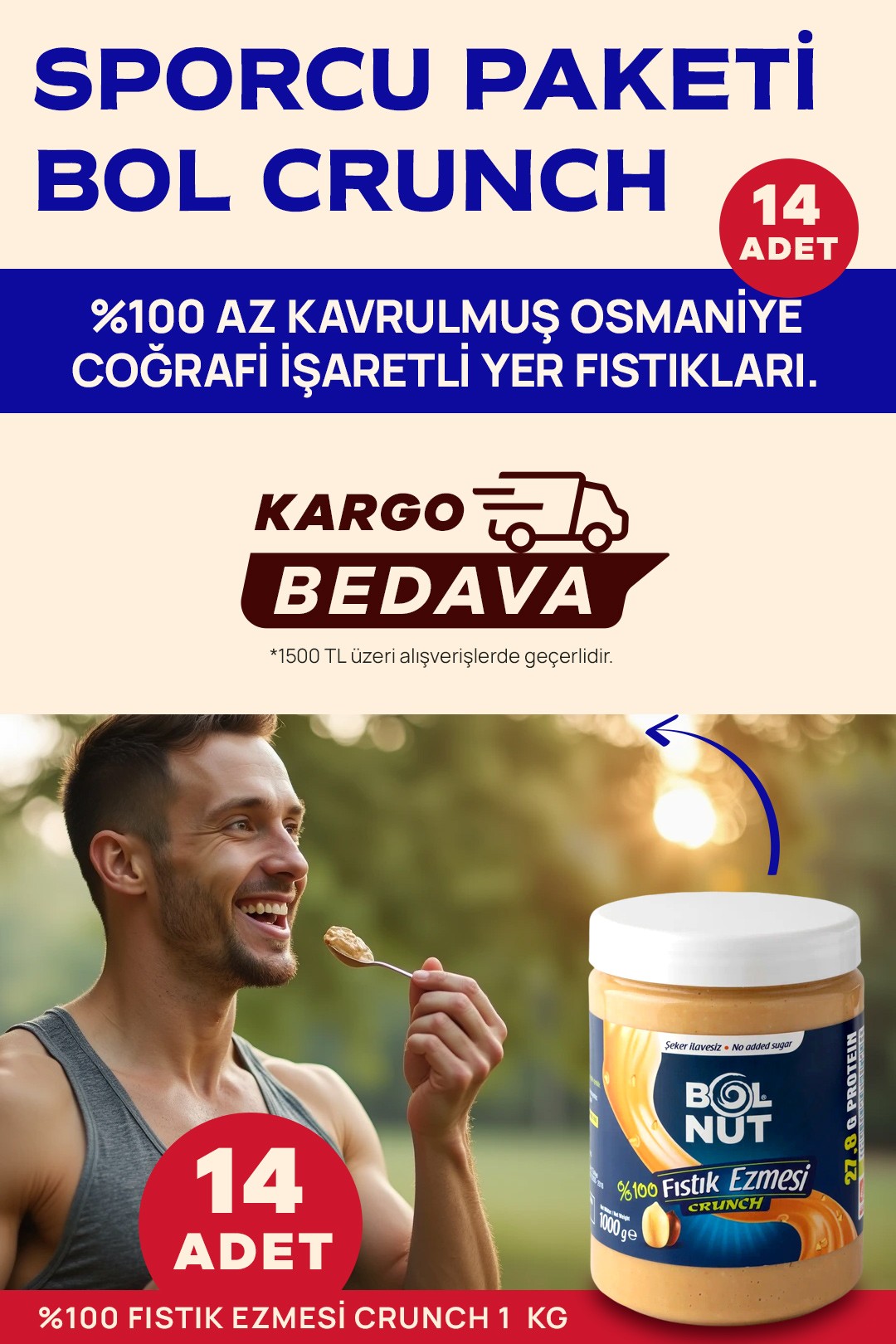 Sporcu Paketi BoL Crunch 14 Kg