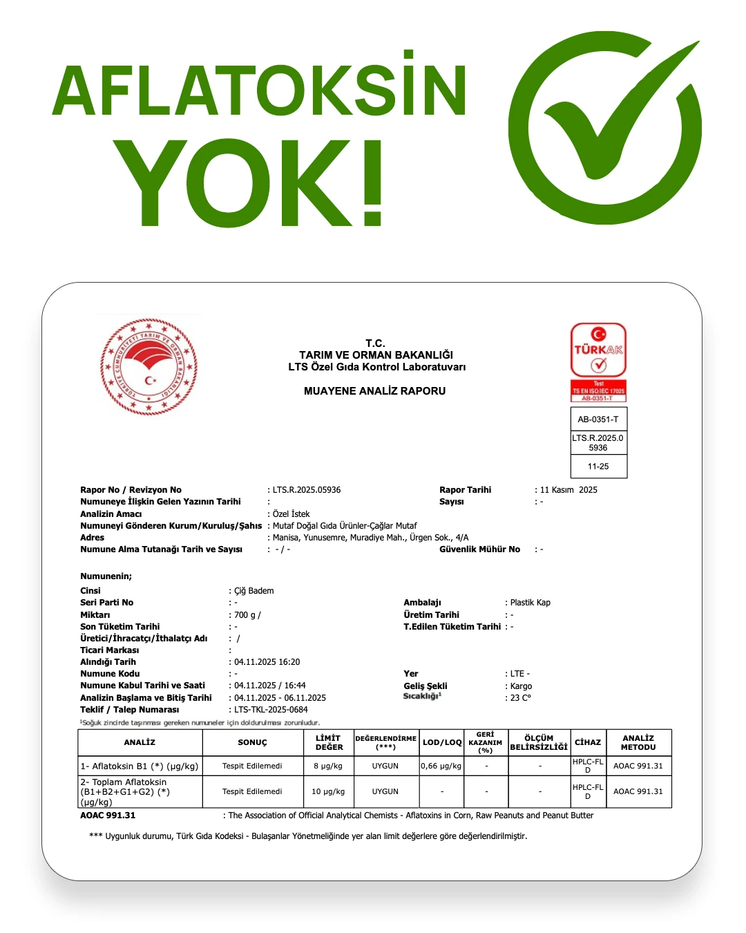 %100 Badem Ezmesi - 1000 g