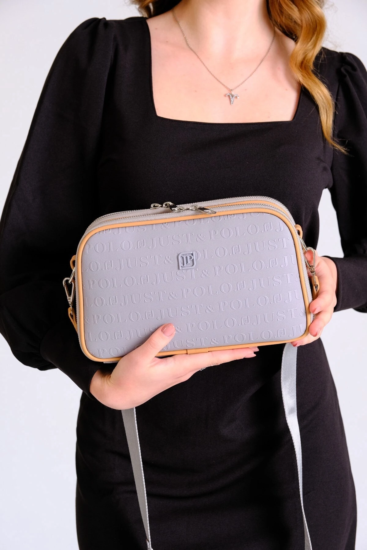 Kadın Ayarlanabilir Askılı 6 Bölmeli Mini Çanta Ve Cüzdan Kombini