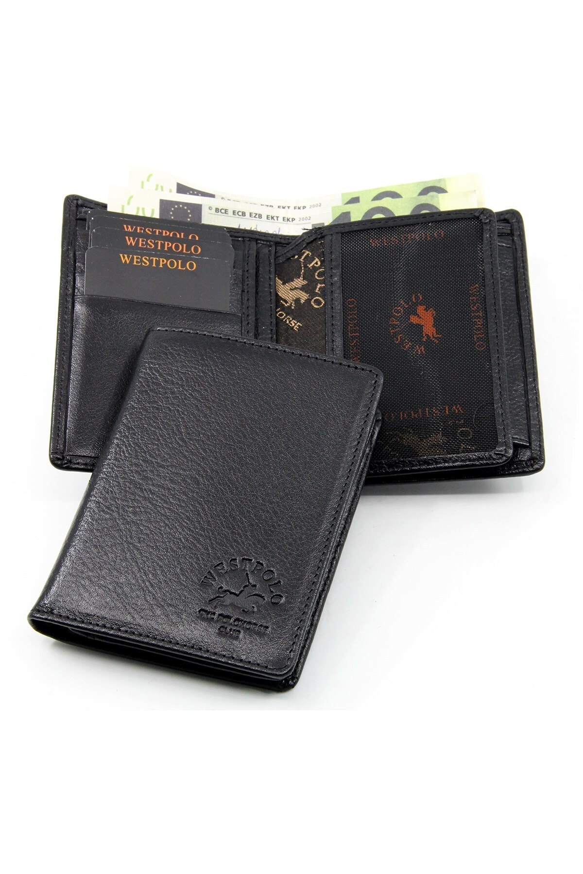 Erkek Siyah Bozuk Para Bölmeli Hakiki Deri  Cüzdan 622082