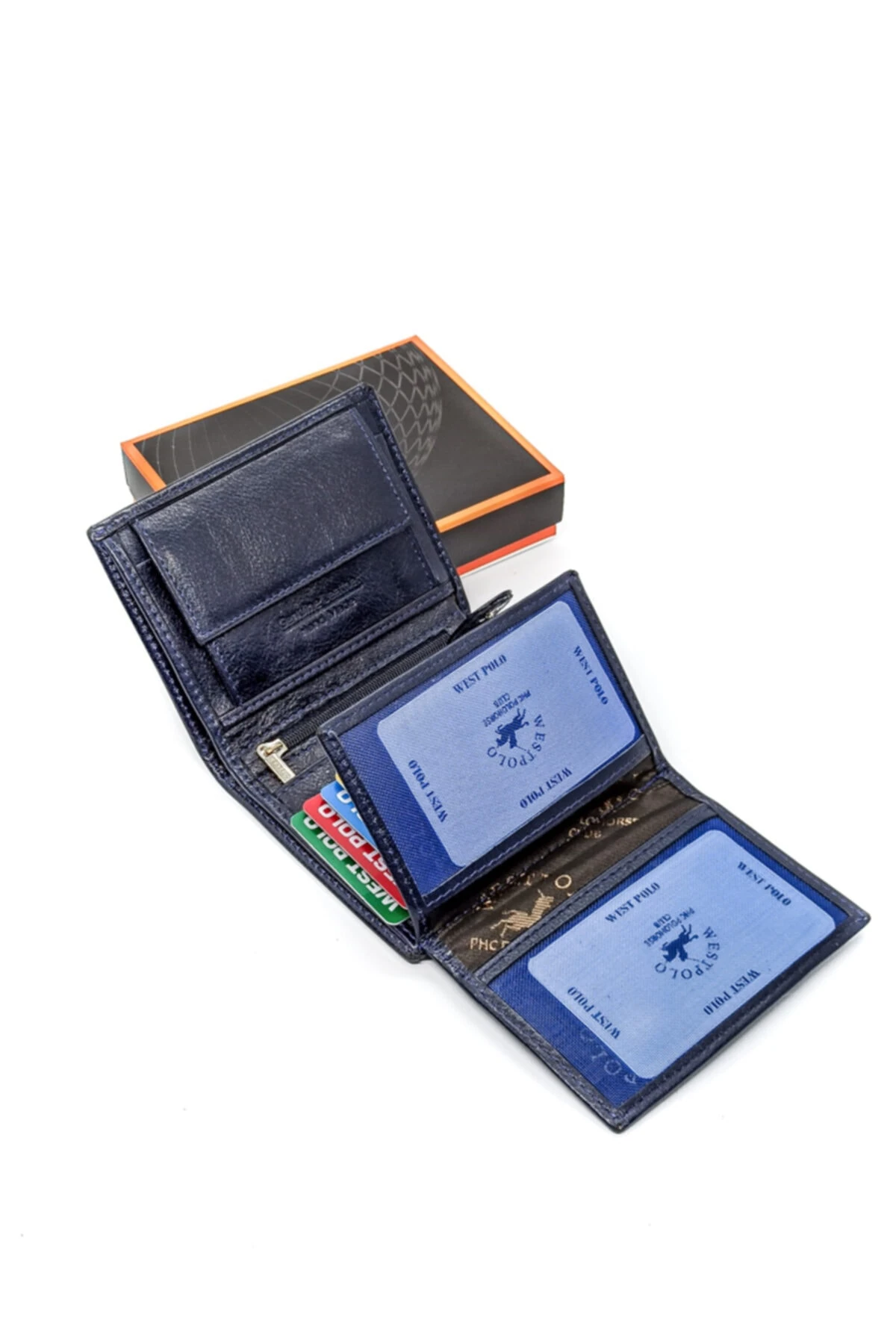 Hakiki Deri Bozuk Para Bölmeli Erkek Cüzdan