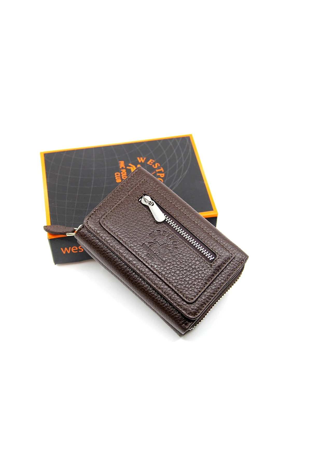 Bordo Hakiki Deri Kadın Cüzdan