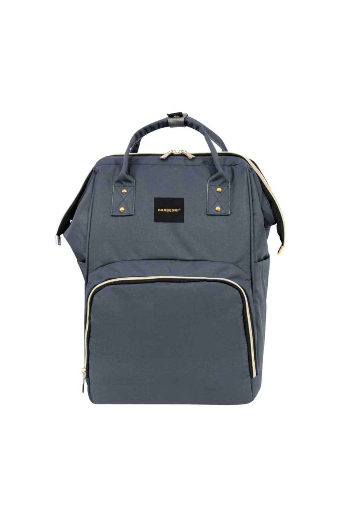 Anne Bebek Bakım Gri Klasik Sırt Çantası Ve Kapitoneli Büyük Boy Spor Seyahat El Valizi