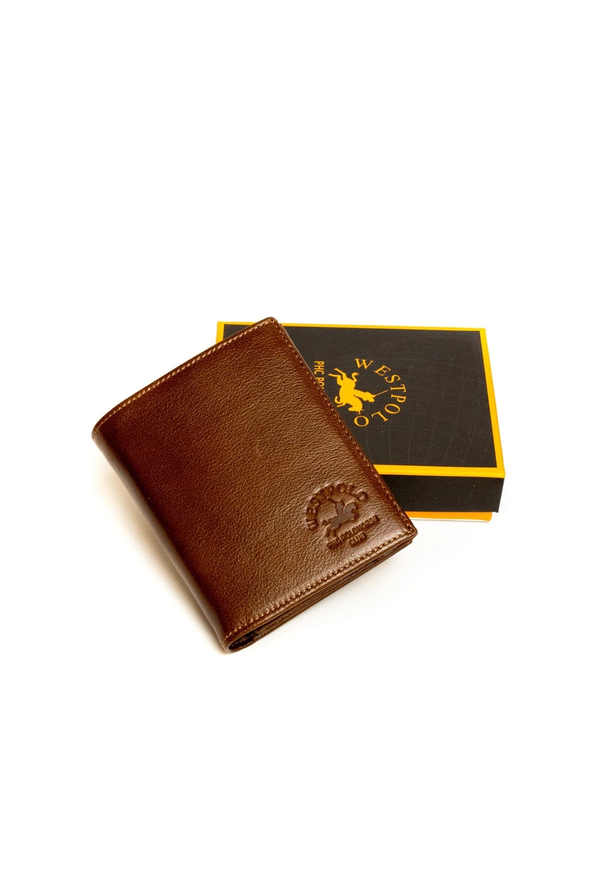 Erkek Bordo Deri Çok Kartlık Bölmeli Spor Model Cüzdanı