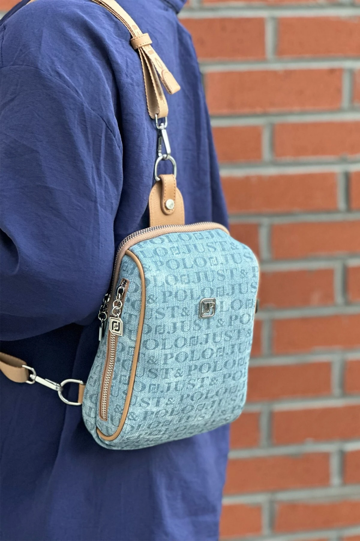 Kot Mavi Kadın Çapraz Ayarlanabilir Askılı Vücut Çantası Bodybag PBU4043