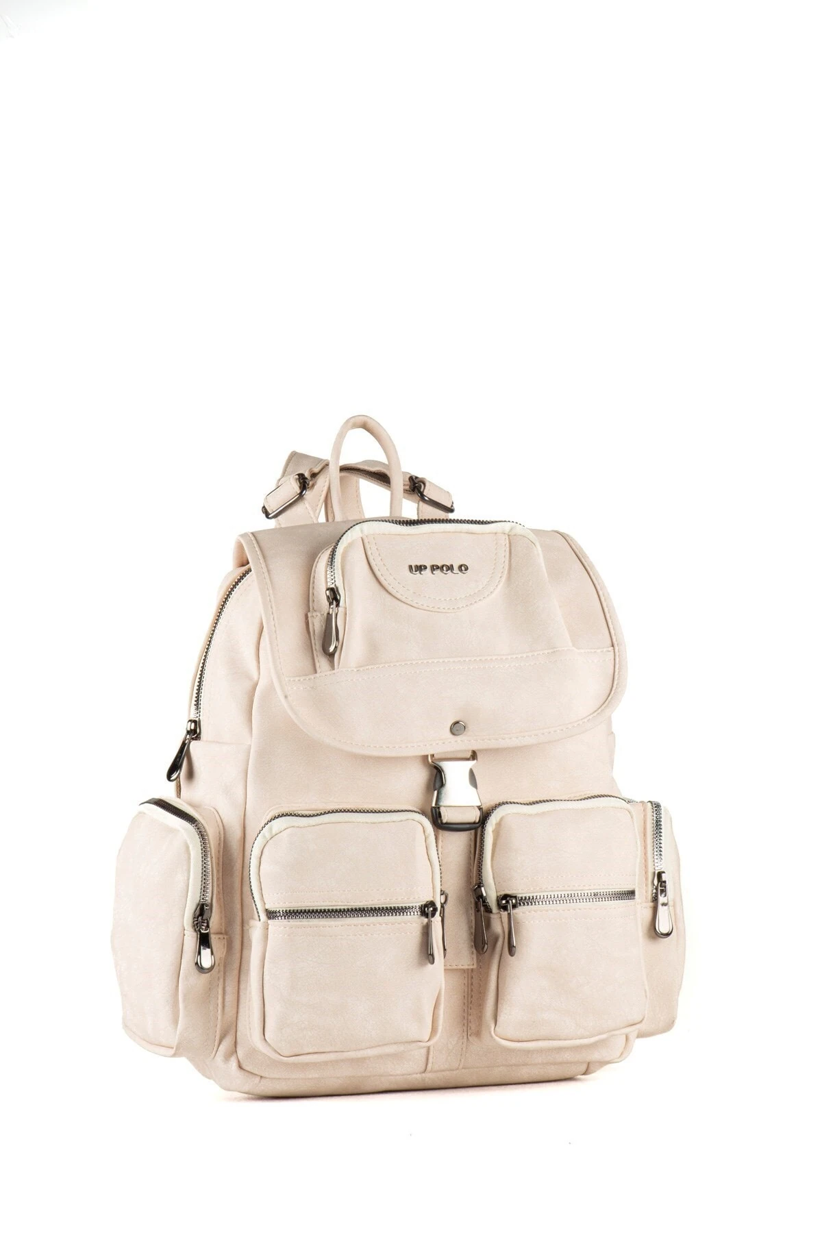 Bej Kadın Nubuk Sırt Çantası Upb2012