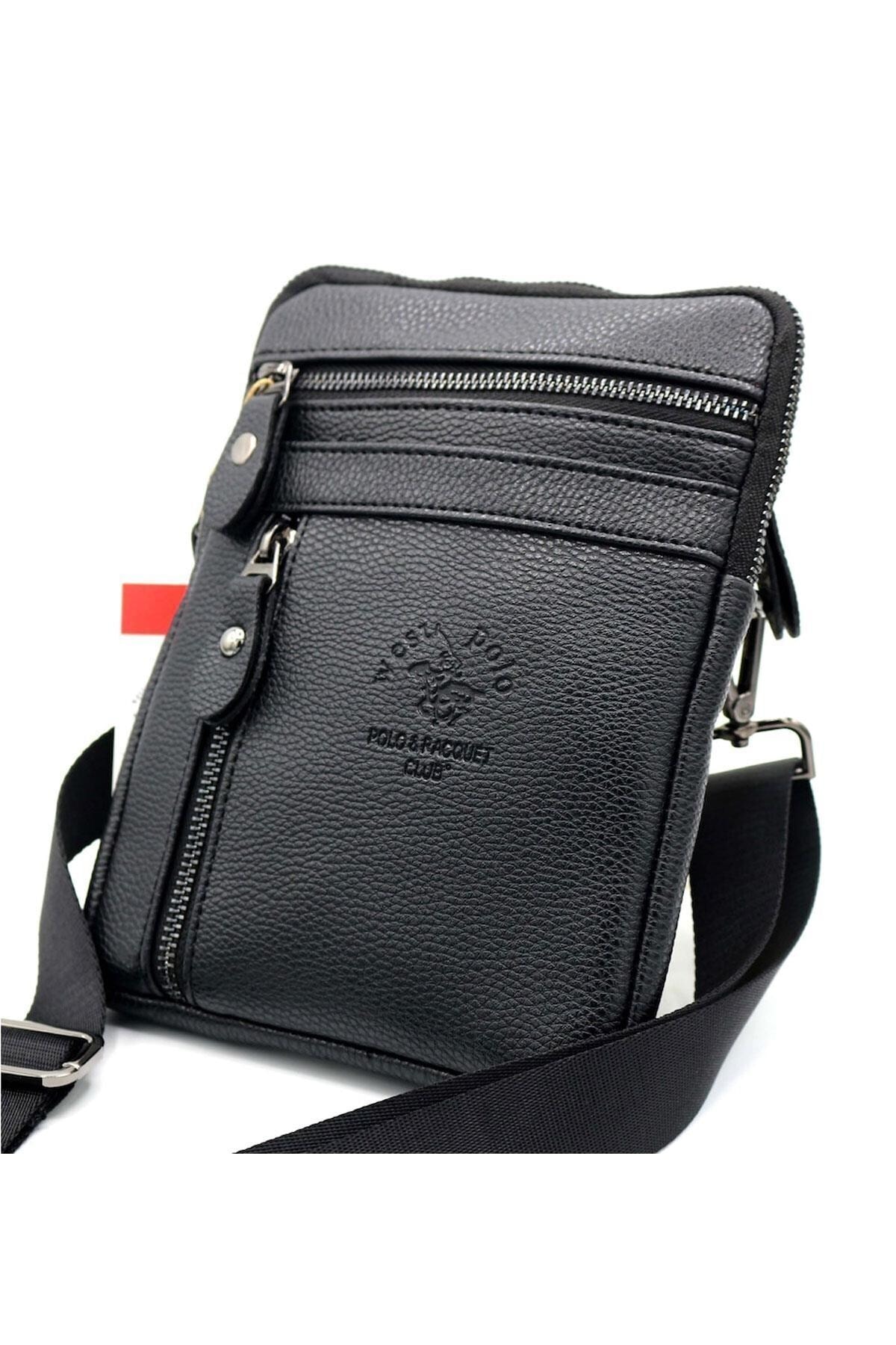 Erkek Siyah Omuz Çantası Wpt6020
