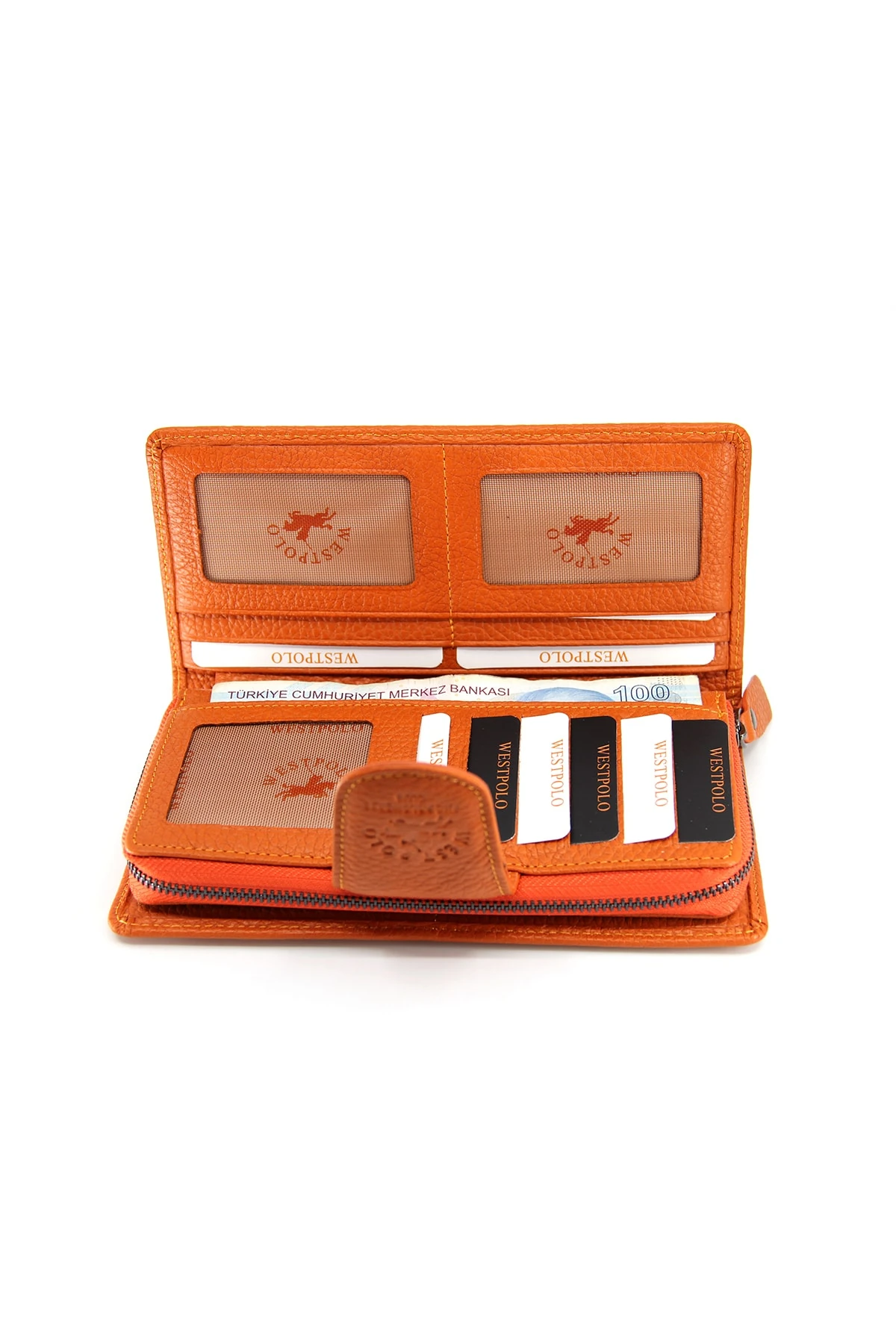 Kadın Bordo Hakiki Deri Cüzdan Kartlık Wpt871