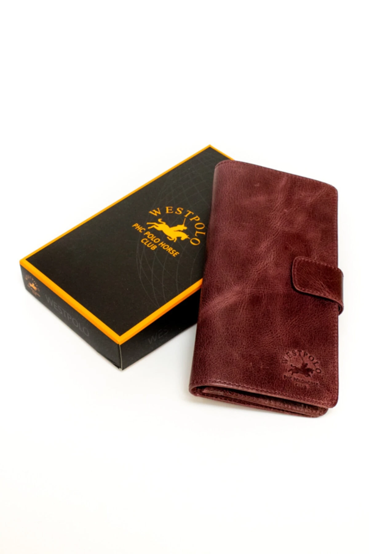 Hakiki Crazy Deri Telefon Bölmeli Unisex Portföy Cüzdan Kartlı