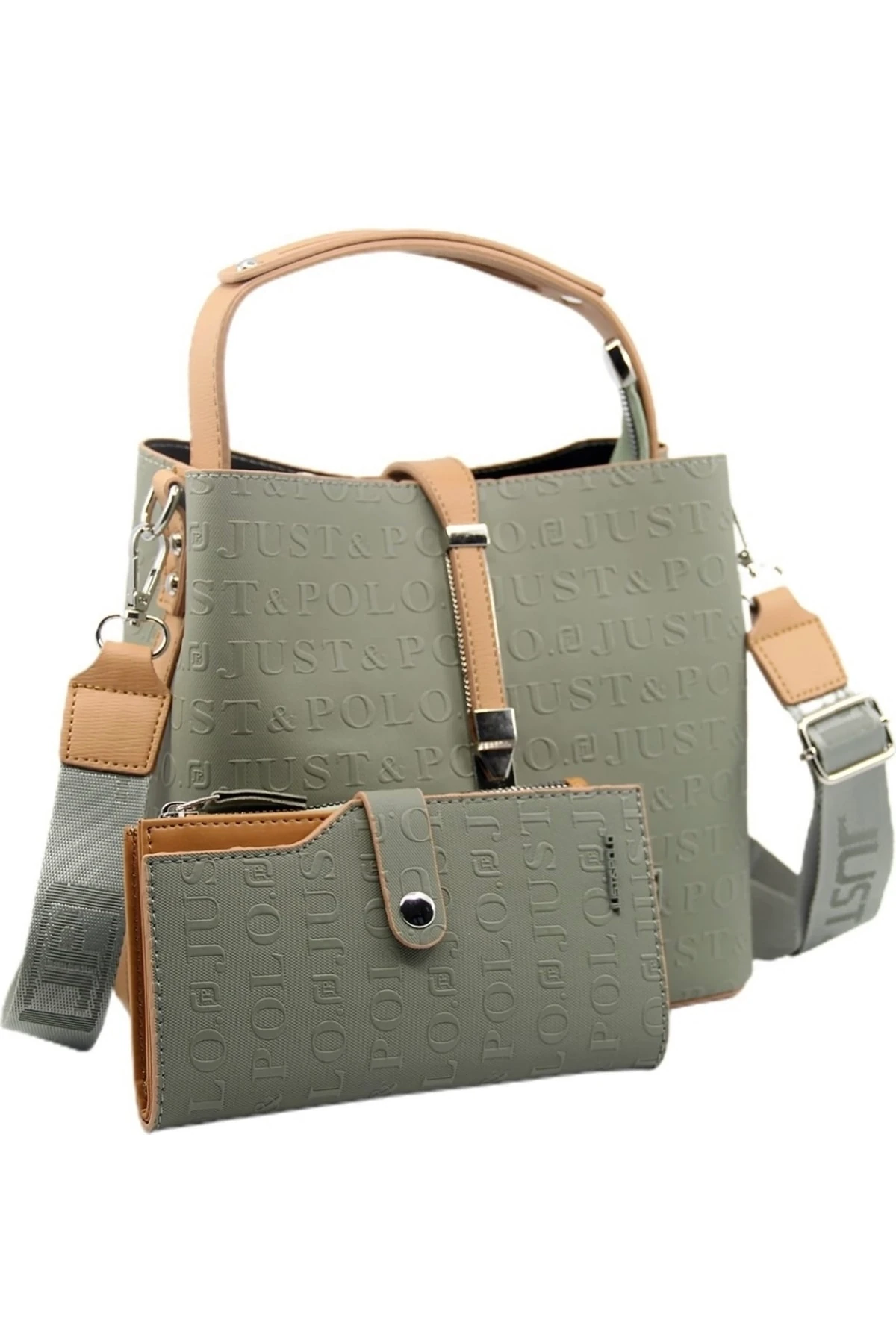 Kadın Yeni Sezon El Ve Omuz Çanta Cüzdan Seti