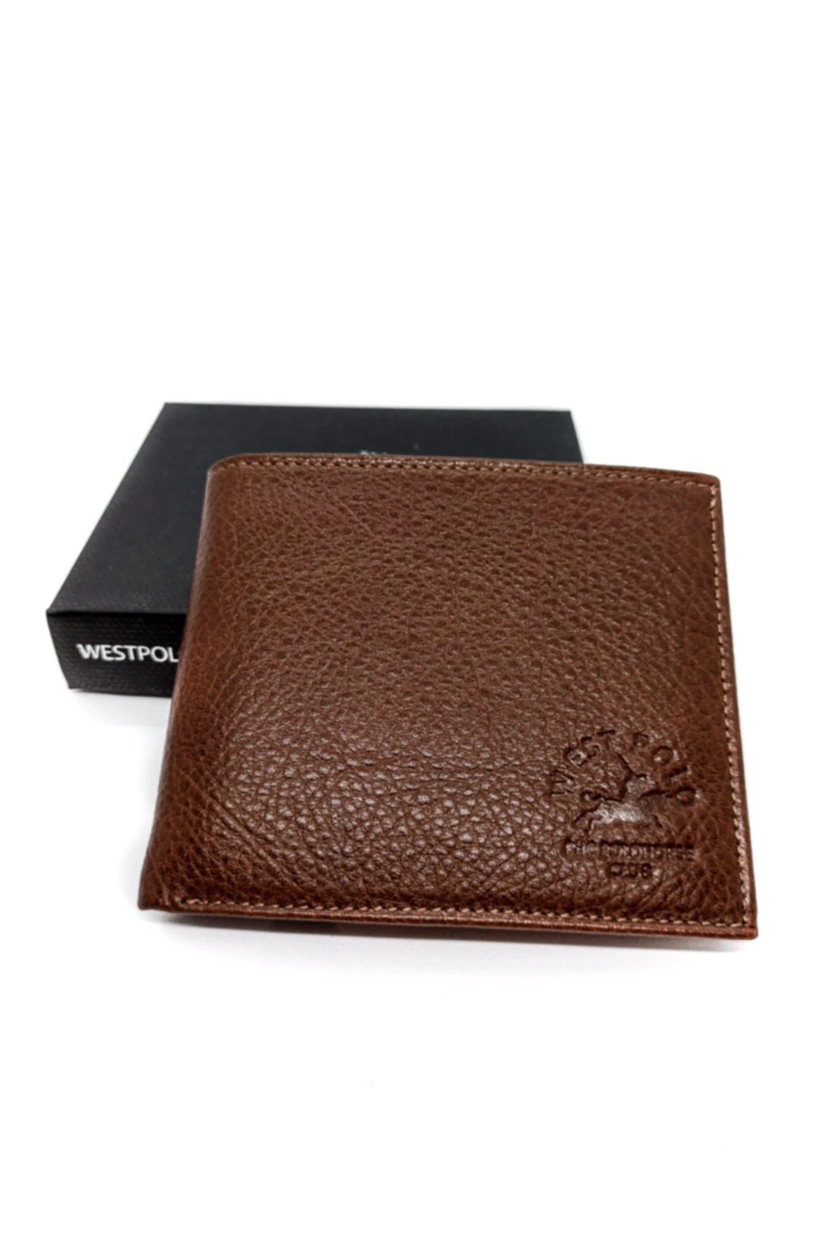 Erkek Kahverengi Hakiki Deri Cüzdan Tr32