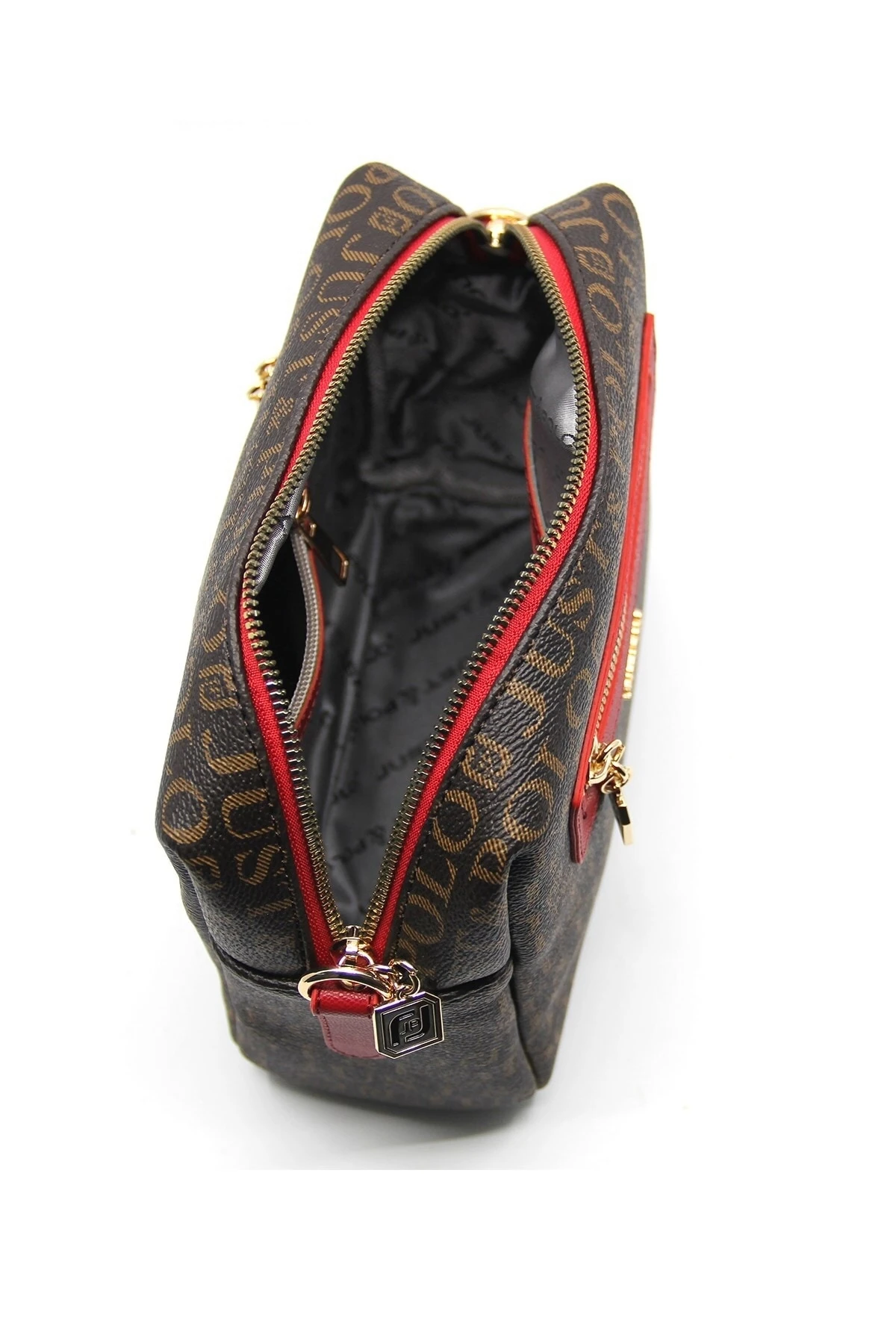 Kadın Baskı Desen Cüzdanlı Çapraz Omuz Çanta Jpt2119