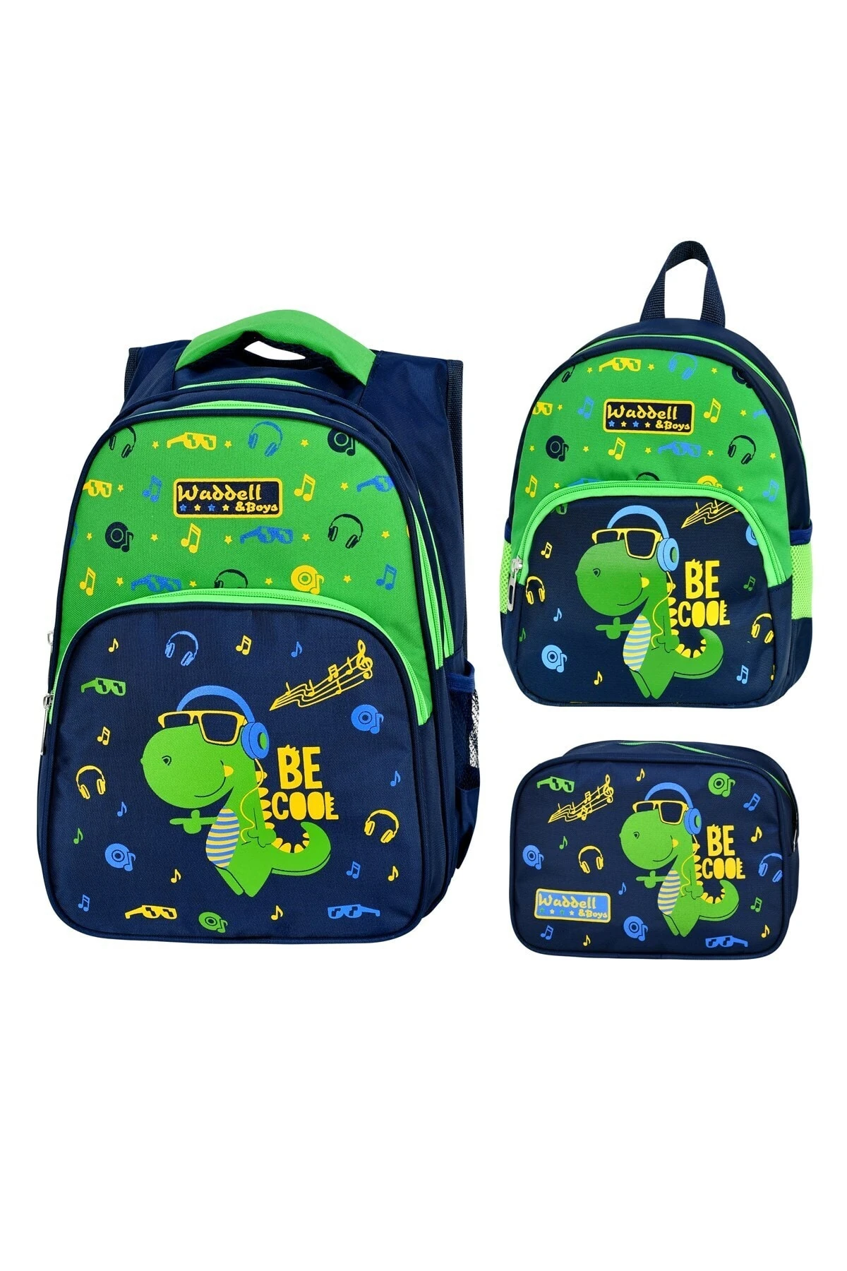 Şirin Dinozor Anaokulu / Ilkokul / Beslenme 3'lü Set Pbw8994