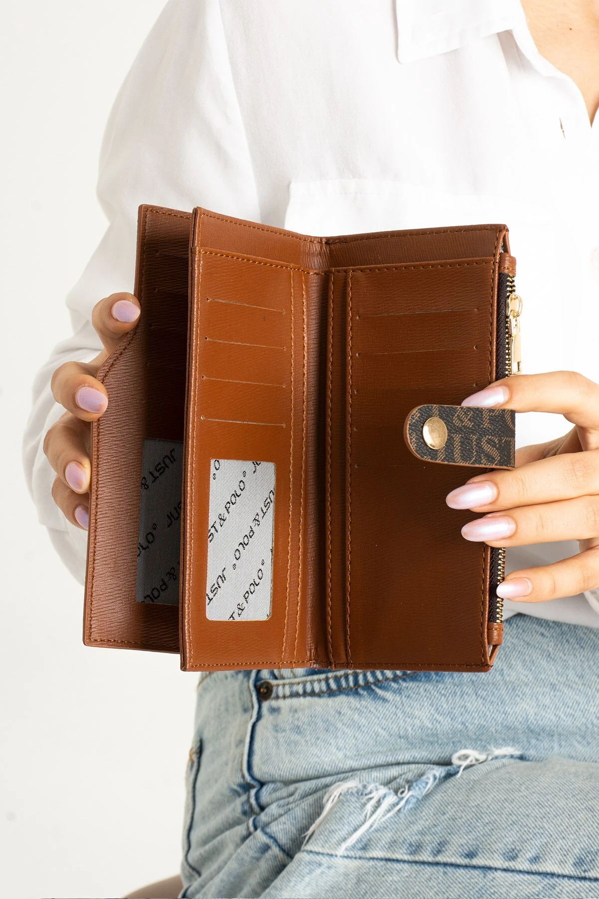 Suya Geçirmez Ayarlanabilir Çapraz Askılı  4 Gözlü Kadın El ve Omuz Çantası Ve Cüzdan Kombini NL3022