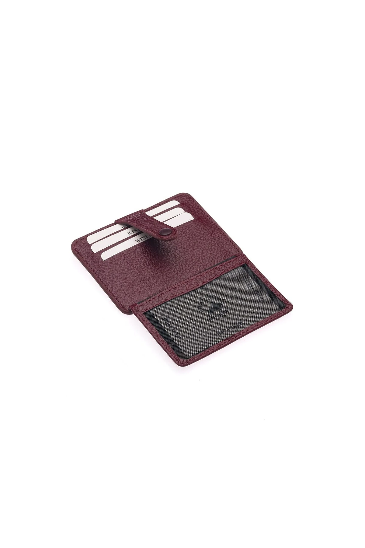 Hakiki Deri Bordo Patlı Bol Kartlıklı Kağıt Para Bölmeli Unisex Kartlık TR115