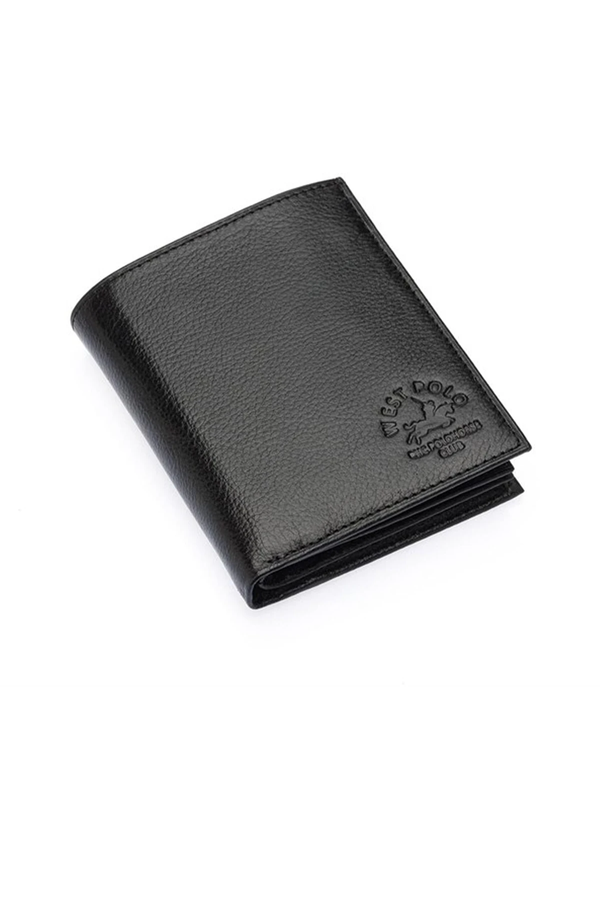 Kağıt Para Ve Bol Kart Bölmeli Hakiki Flötr Deri Siyah Erkek Cüzdan Wpt05