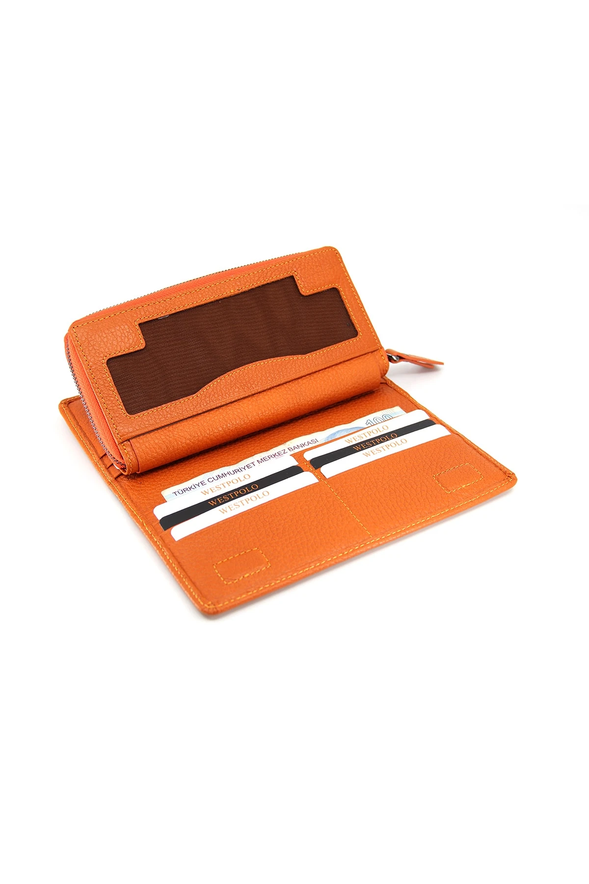 Kadın Bordo Hakiki Deri Cüzdan Kartlık Wpt871