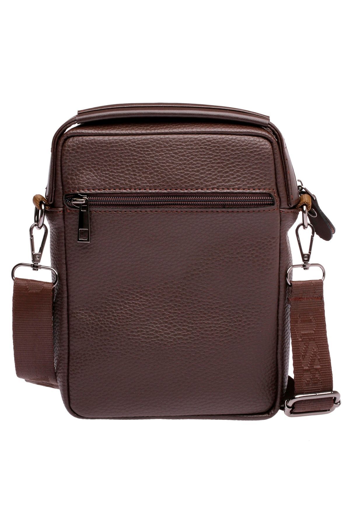 Erkek Kahverengi El Ve Omuz Askılı Çanta