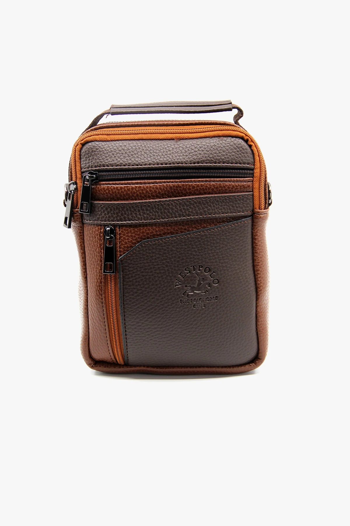 Erkek Taba-kahverengi Askılı El Ve Omuz Çantası Pbu7009