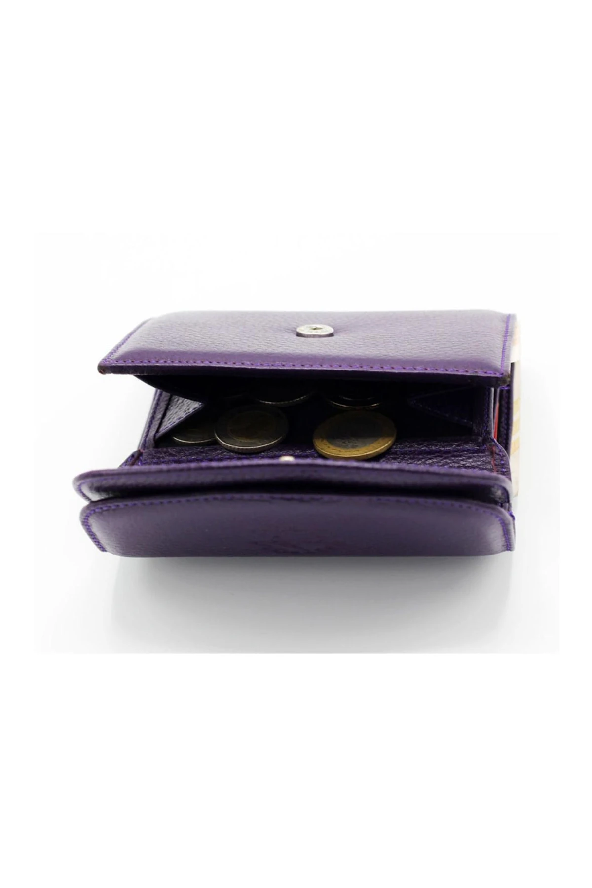 Bordo Kadın Hakiki Deri Cüzdan 622415