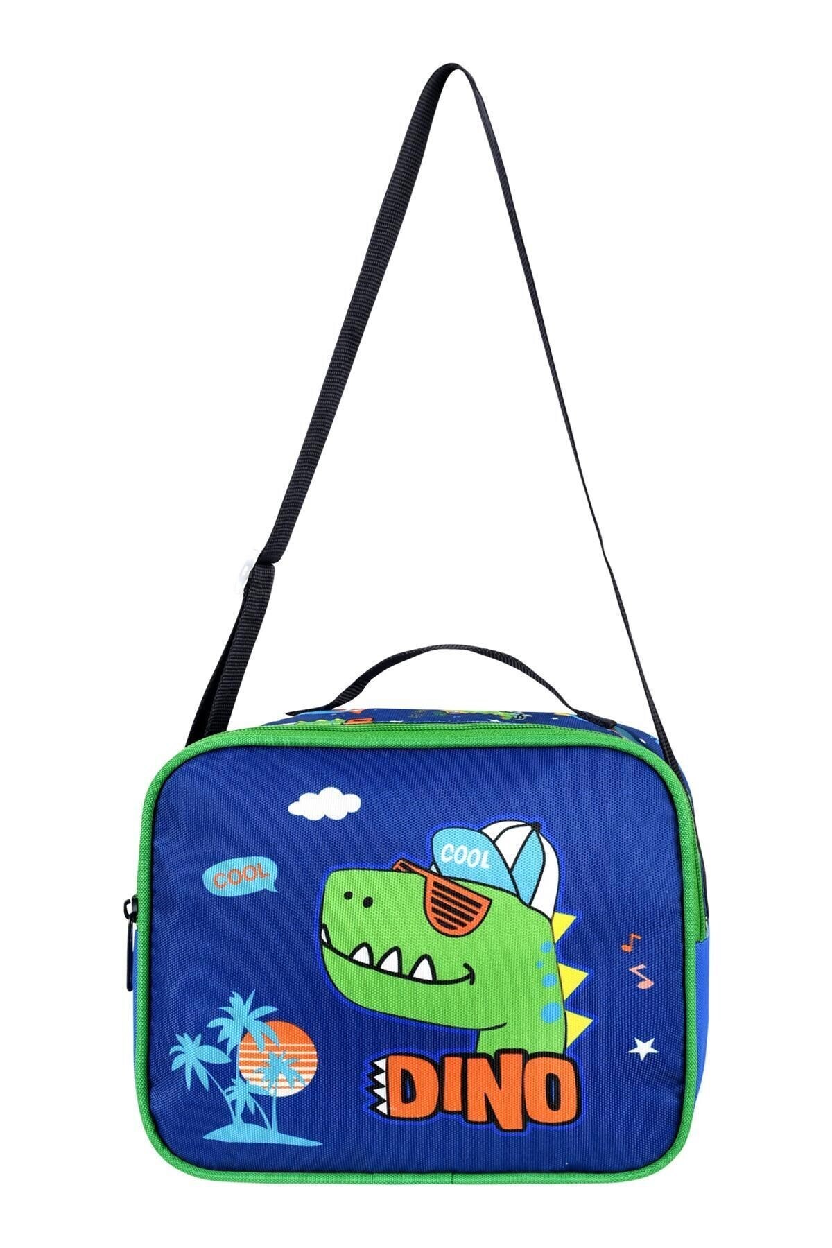 Waddell Kids 3’lü Erkek Çocuk Okul Seti (Sırt Çantası, Beslenme Çantası, Kalemlik) – Dino Desenli