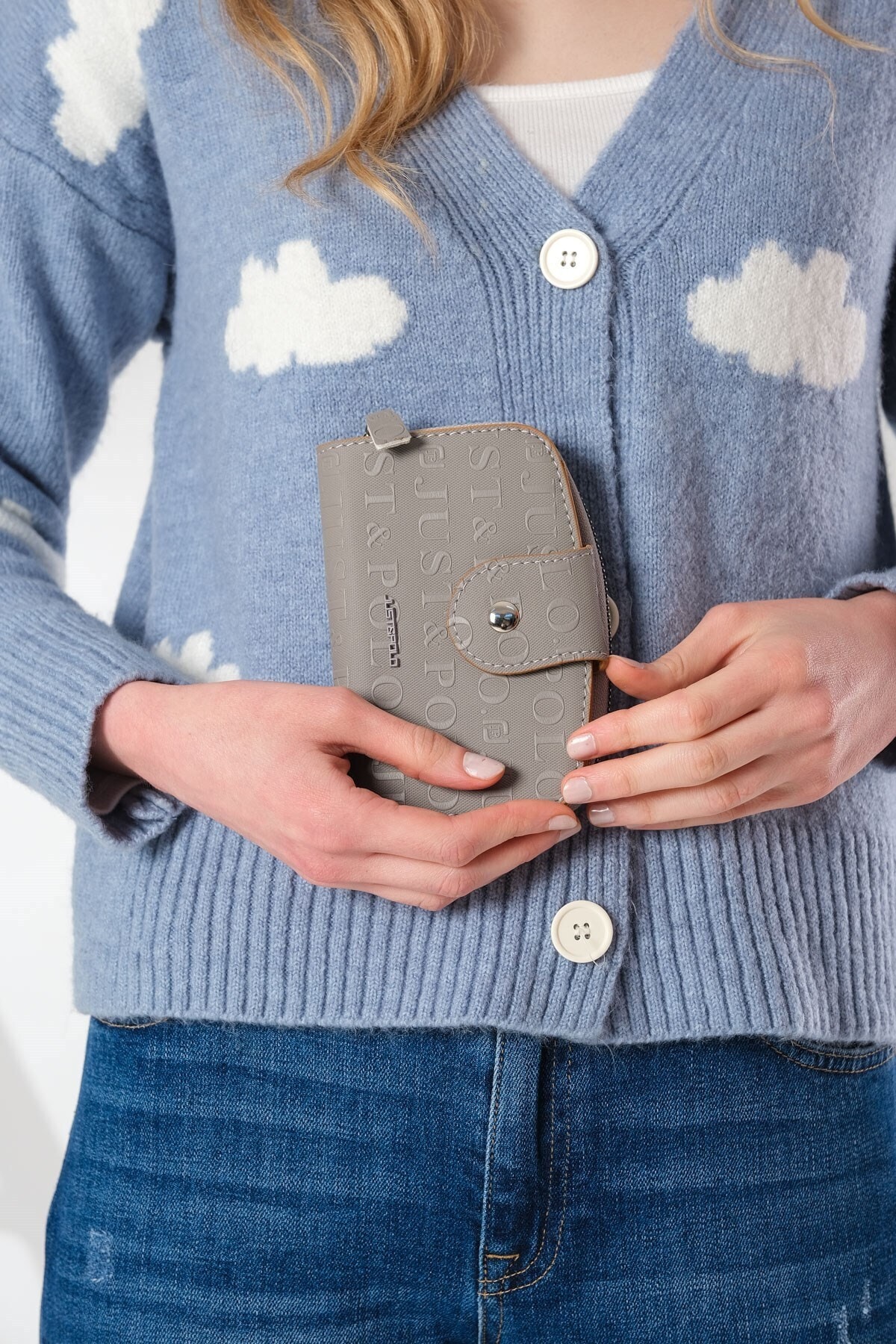 Kadın Ayarlanabilir Askılı Çok Bölmeli Sırt Çantası Ve Cüzdan Kombini Pbu4040-1007