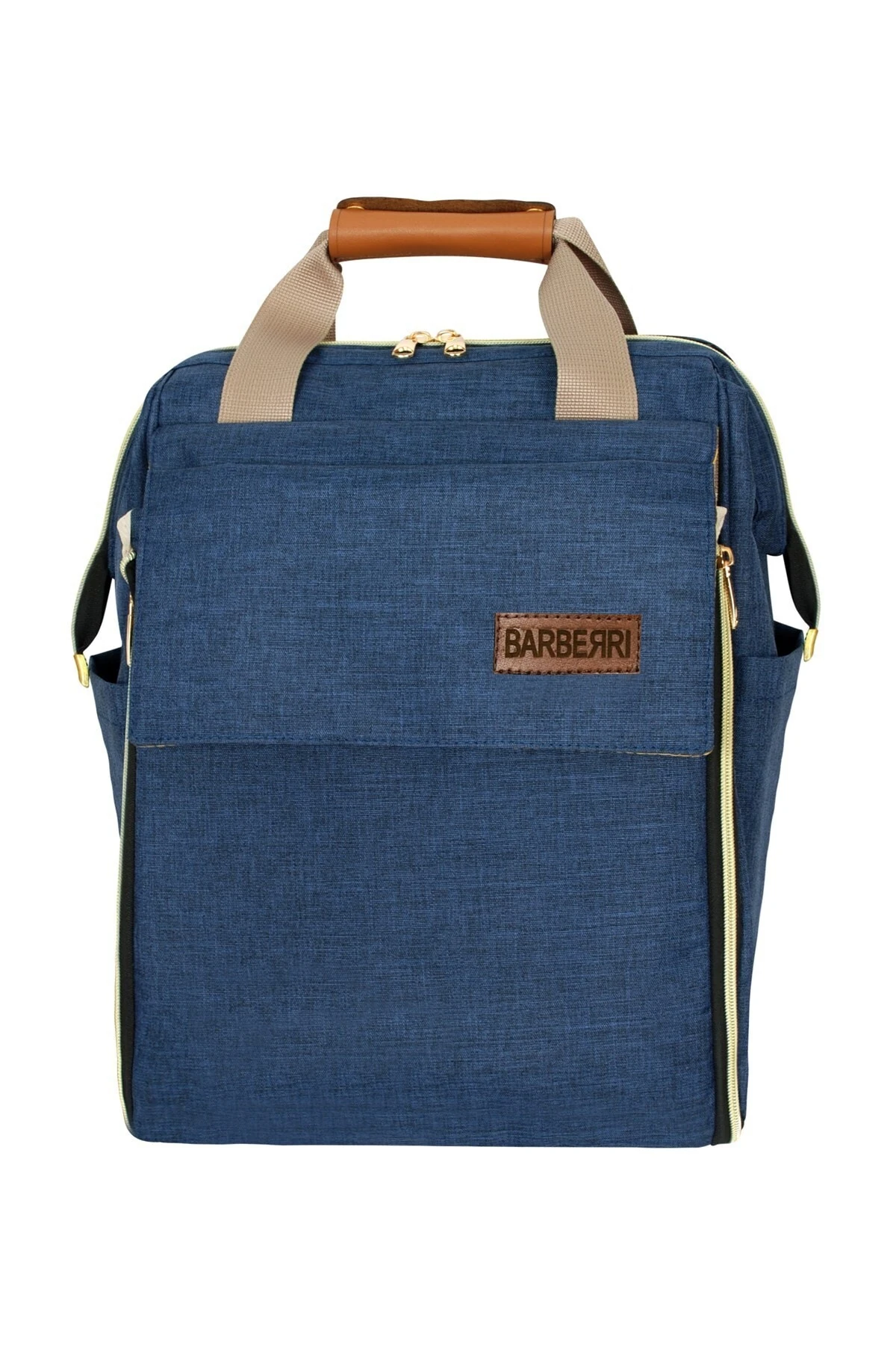 Kadın Lacivert Anne Bebek Bakım Çantası Ve Sırt Çantası Kombinı