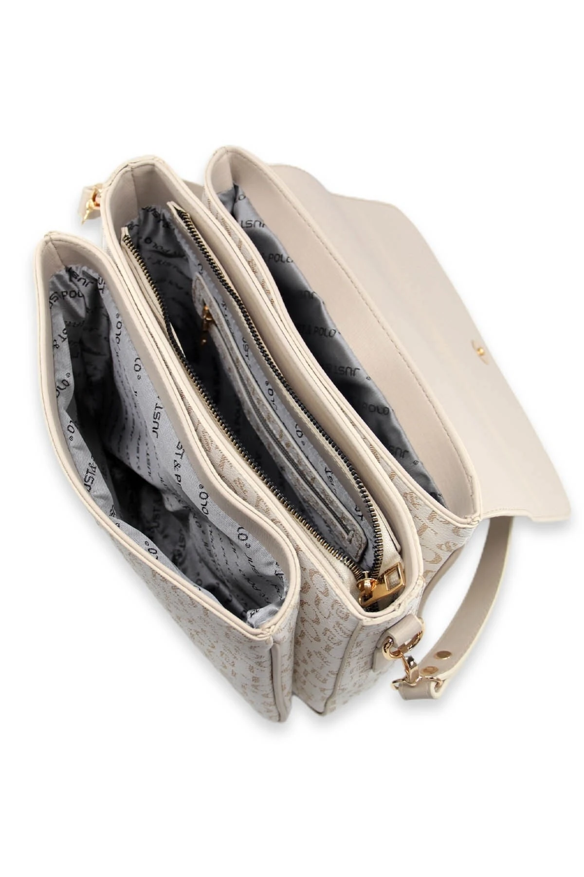 Kadın 3 Bölmeli Mıknatıs Kapaklı El Ve Omuz Çantası Pbu2186-1003