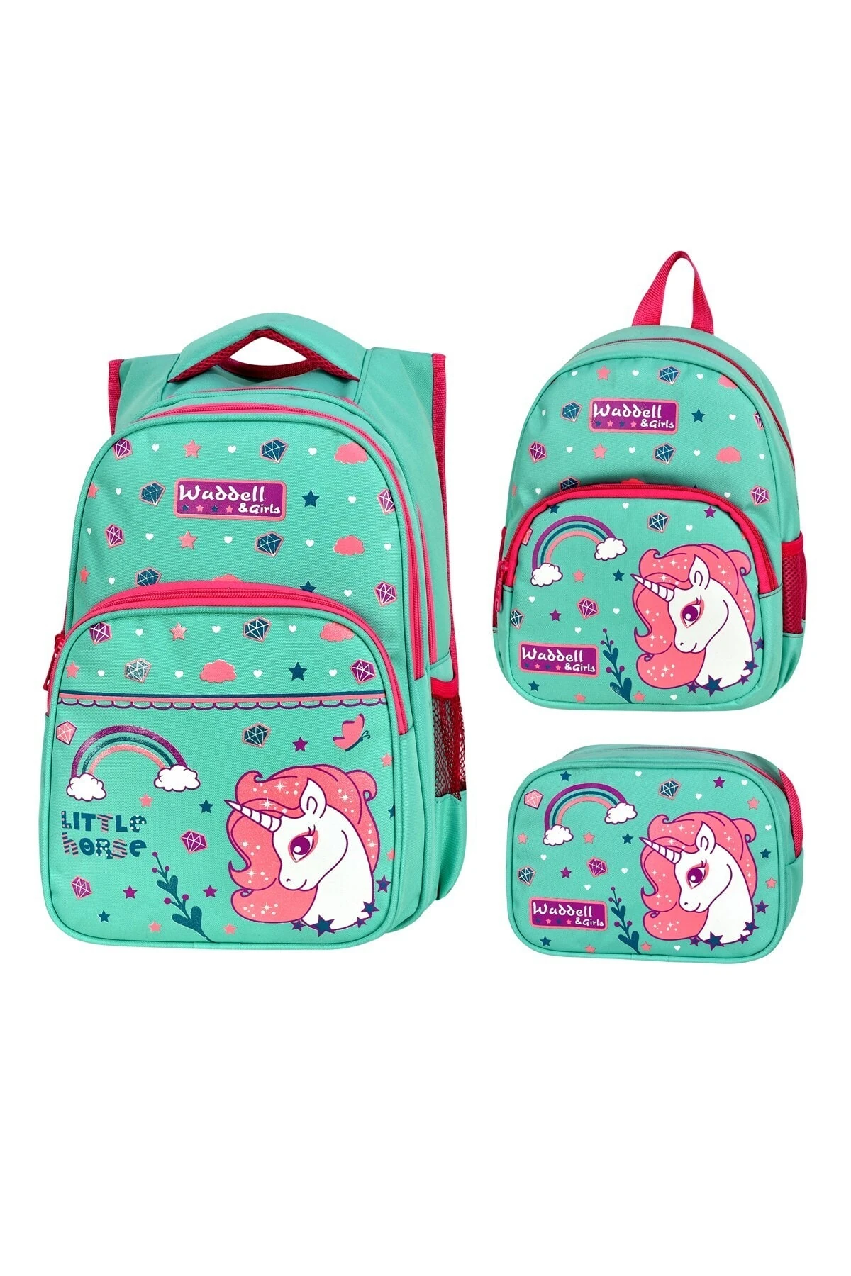 Şirin Unicorn Anaokulu / Ilkokul / Beslenme 3'lü Set Pbw8991