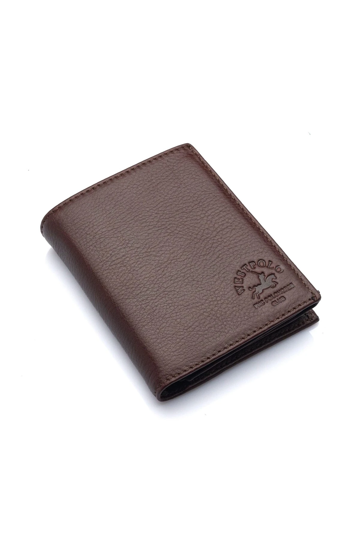 Bozuk Para Bölmeli Bol Kartlıklı Hakiki Deri Kahverengi Erkek Cüzdan TRY67