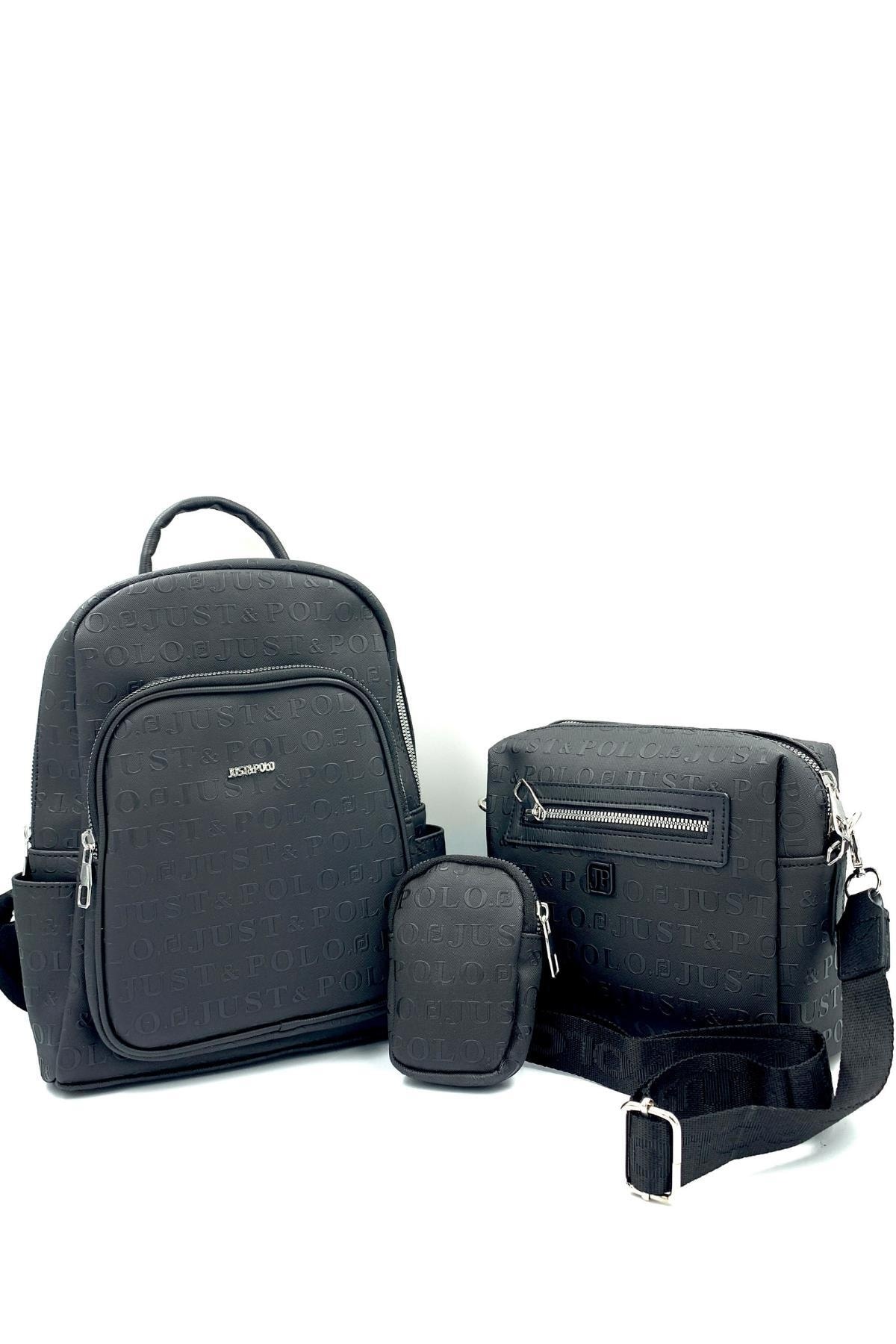 Kadın Yeni Sezon 2'li Sırt Ve Omuz Çanta Takımı