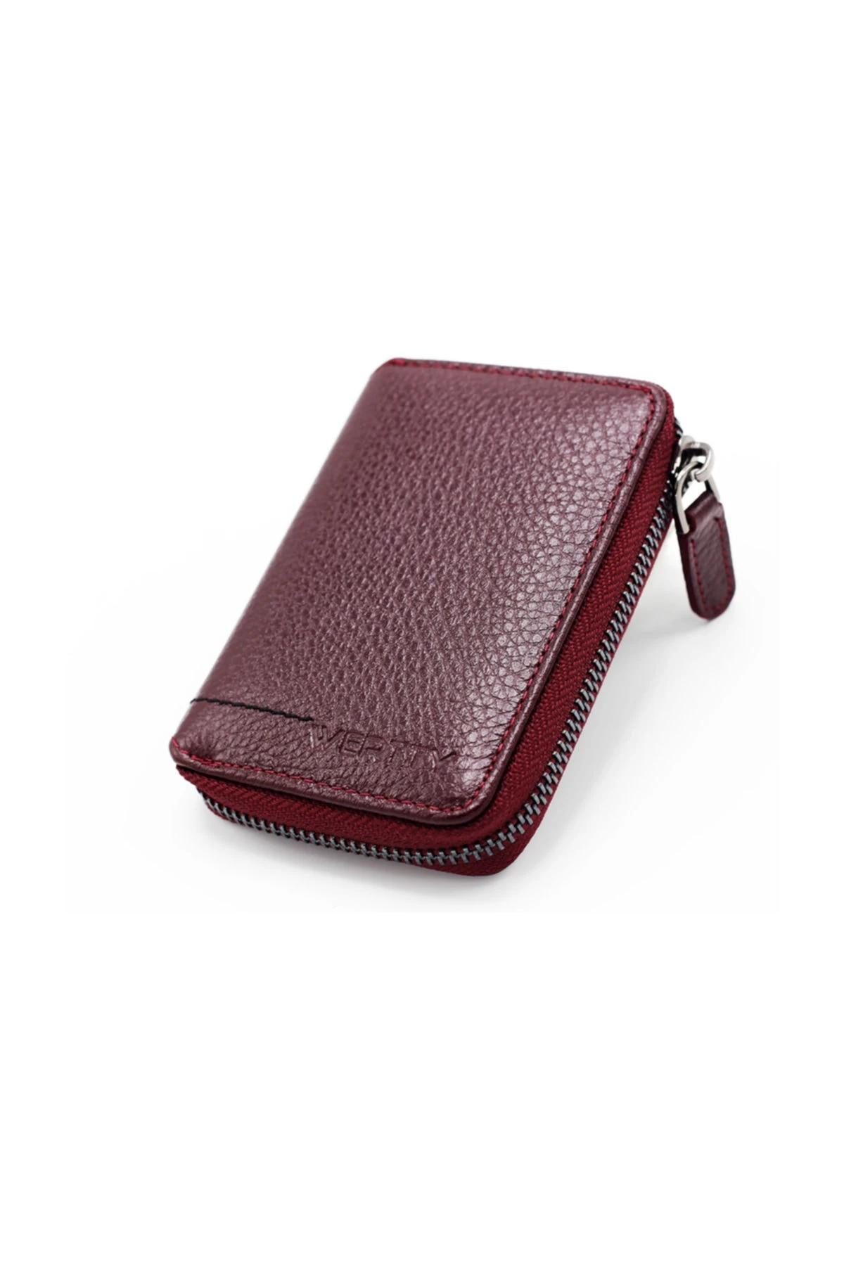 Bordo Wertty Erkek Orinal Deri Para Bölmeli Kartlık Cüzdan 6221695