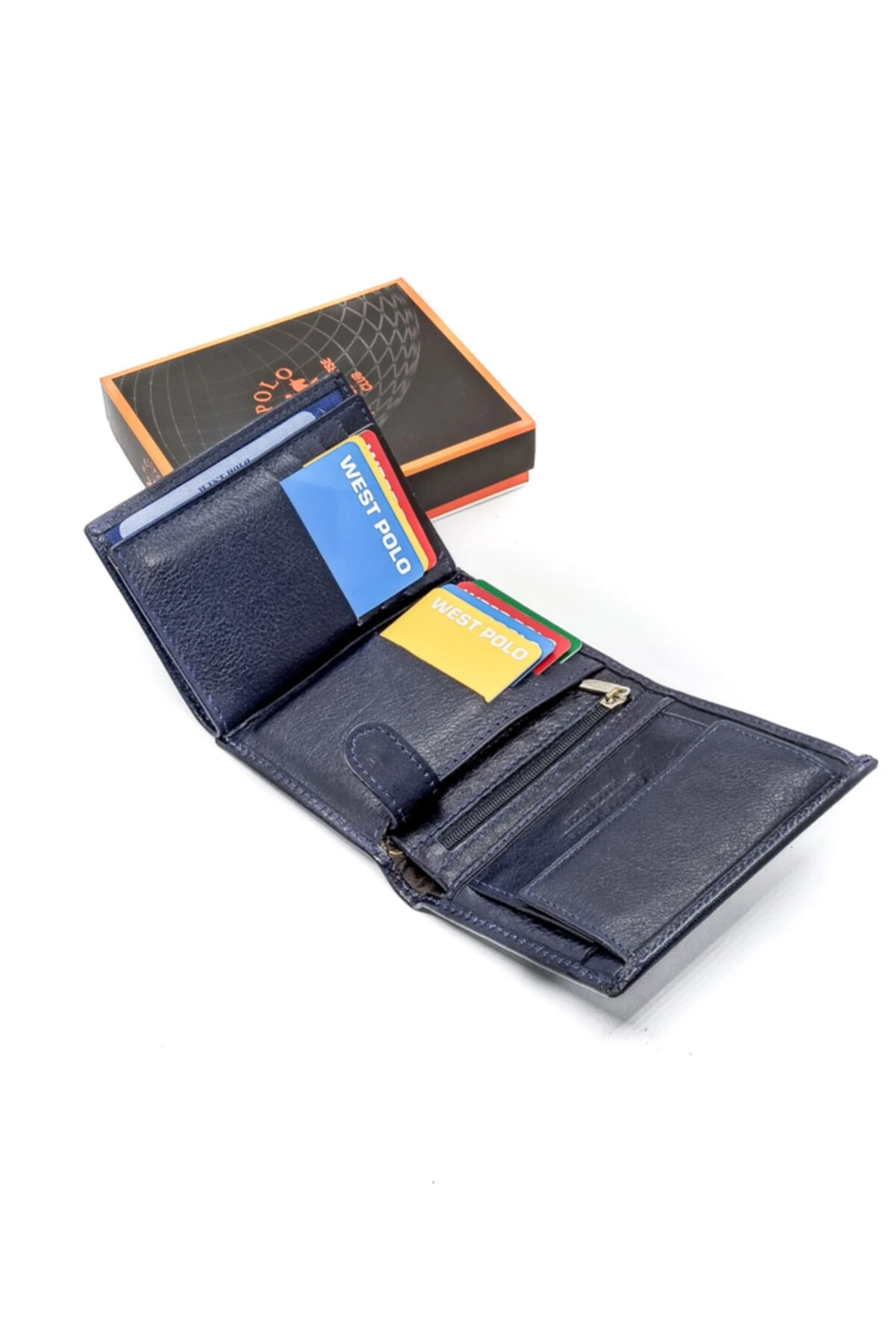 Hakiki Deri Bozuk Para Bölmeli Erkek Cüzdan