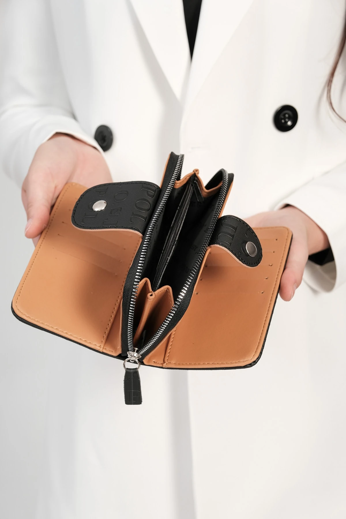 Kadın Ayarlanabilir Askılı Omuz Çantası Ve Cüzdan Kombini Pbu4030-1005