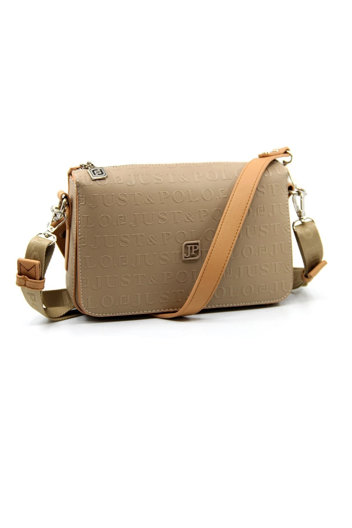 Kadın 5 Bölmeli Ayarlanabilir Uzun Askılı Omuz Çantası Ve Cüzdan Kombini Pbu4036-1001