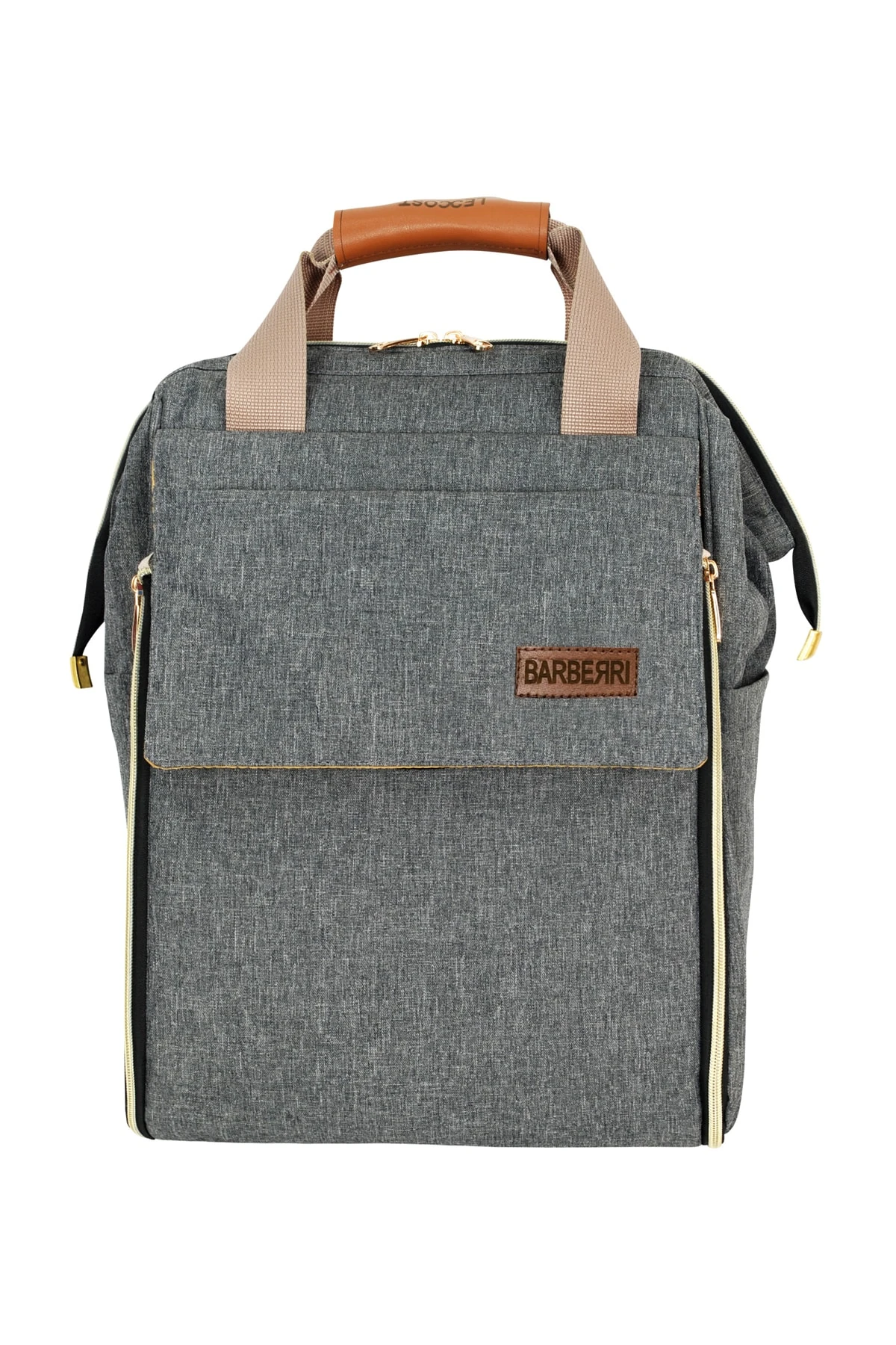 Anne Bebek Bakım Gri Luks Yataklı Sırt Çantası Ve Sırt Çantası Kombin