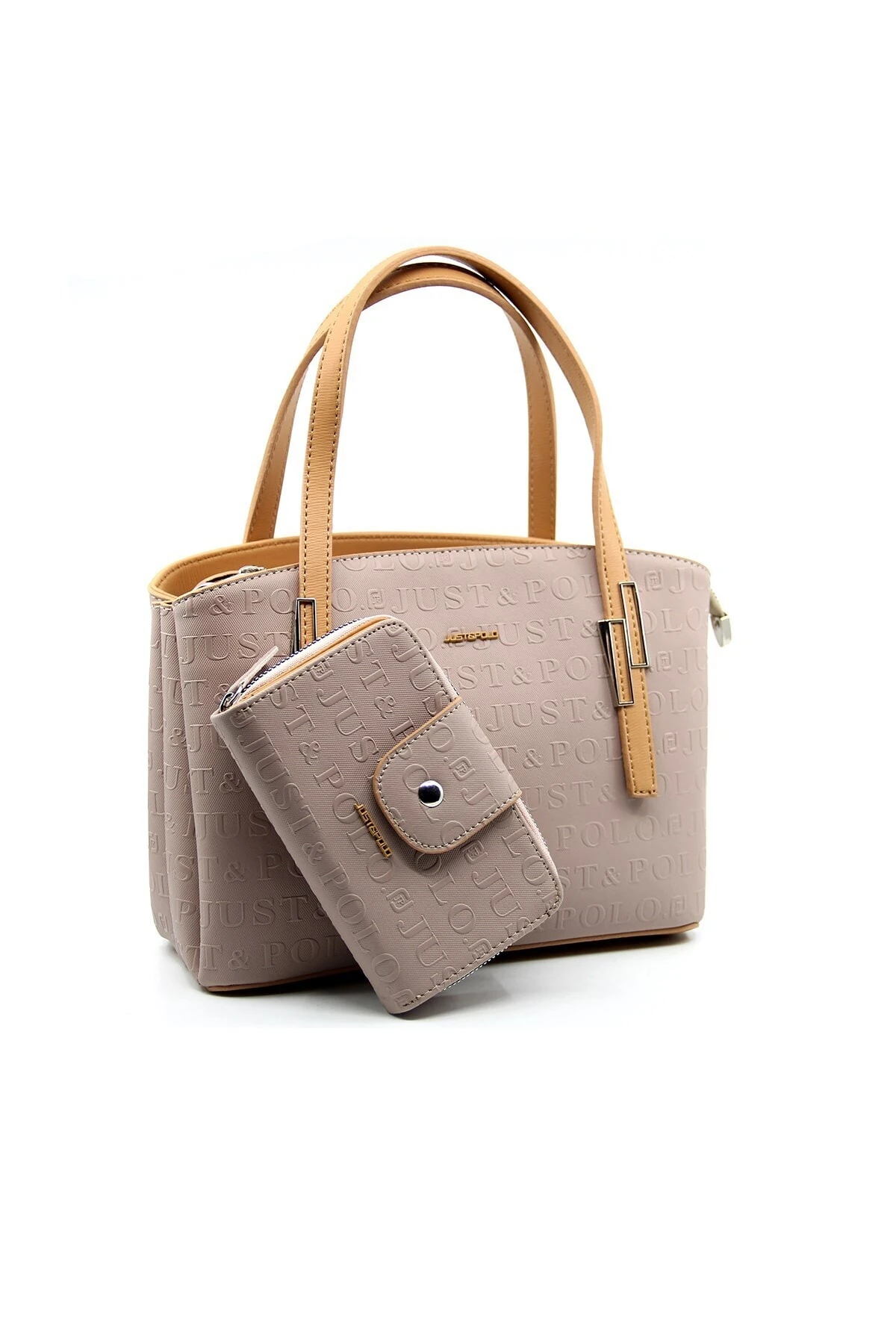 Kadın Ayarlanabilir Askılı Omuz Çantası Ve Cüzdan Kombini