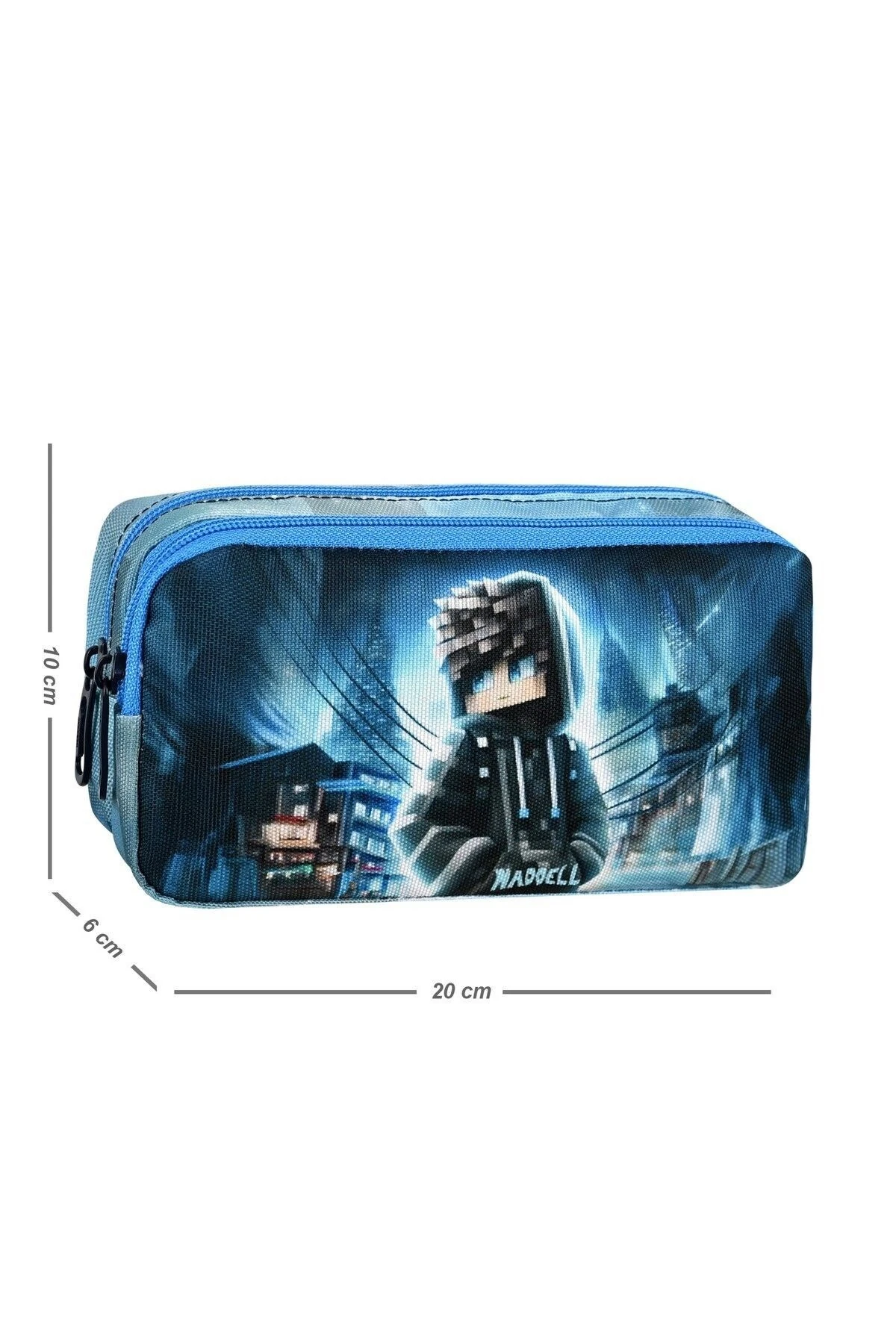 Robloks Kahraman Desenli Erkek Çocuk İlkokul Okul Çantası,Beslenme Çantası, Kalemlik 3'lü Set