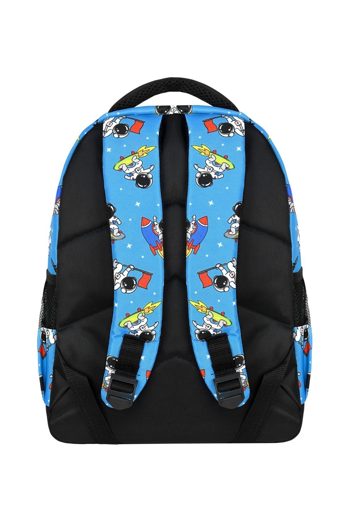 Waddell Kids 3’lü Erkek Çocuk Okul Seti (Sırt Çantası,Beslenme Çantası,Kalemlik) – Astronot ve Roket