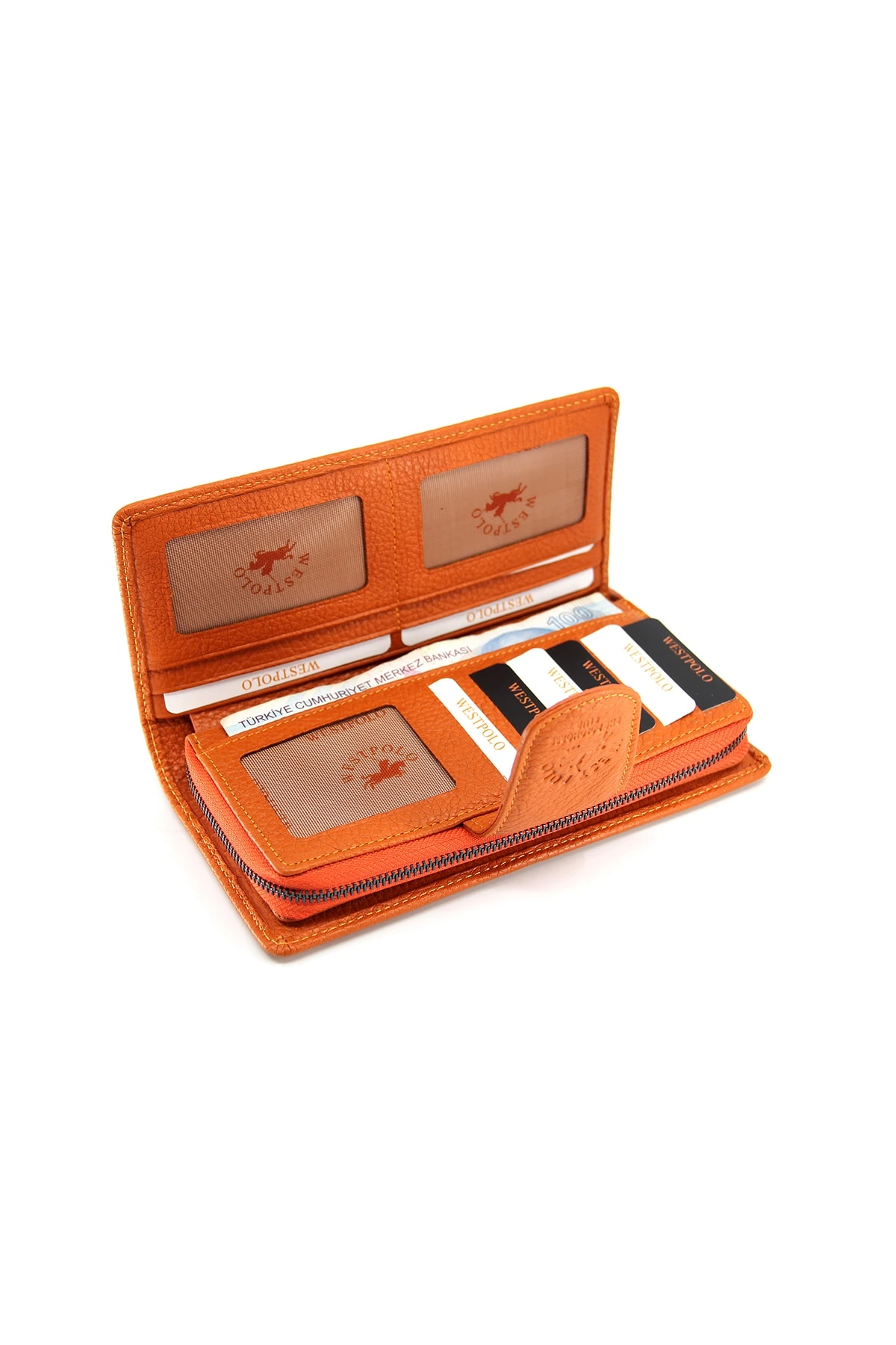 Kadın Bordo Hakiki Deri Cüzdan Kartlık Wpt871