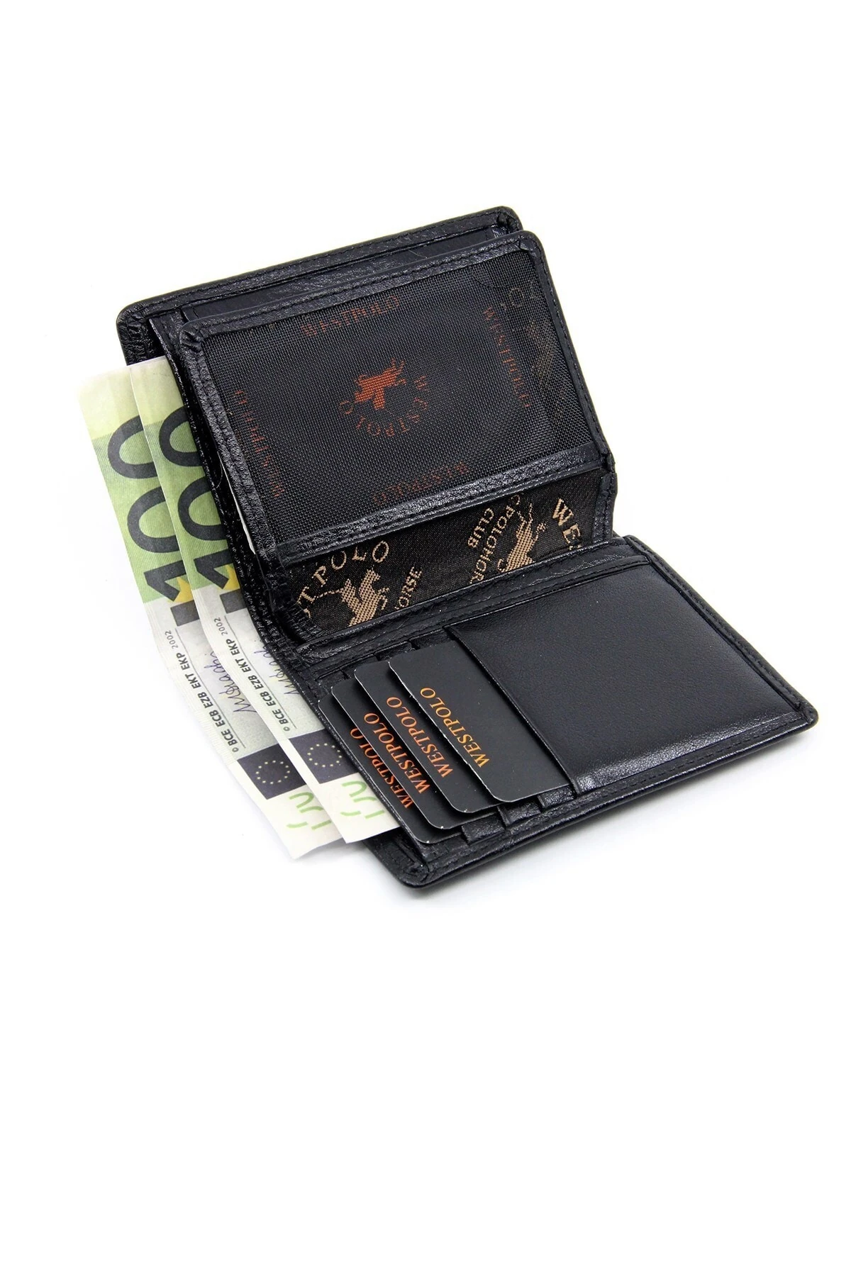 Erkek Siyah Bozuk Para Bölmeli Hakiki Deri  Cüzdan 622082