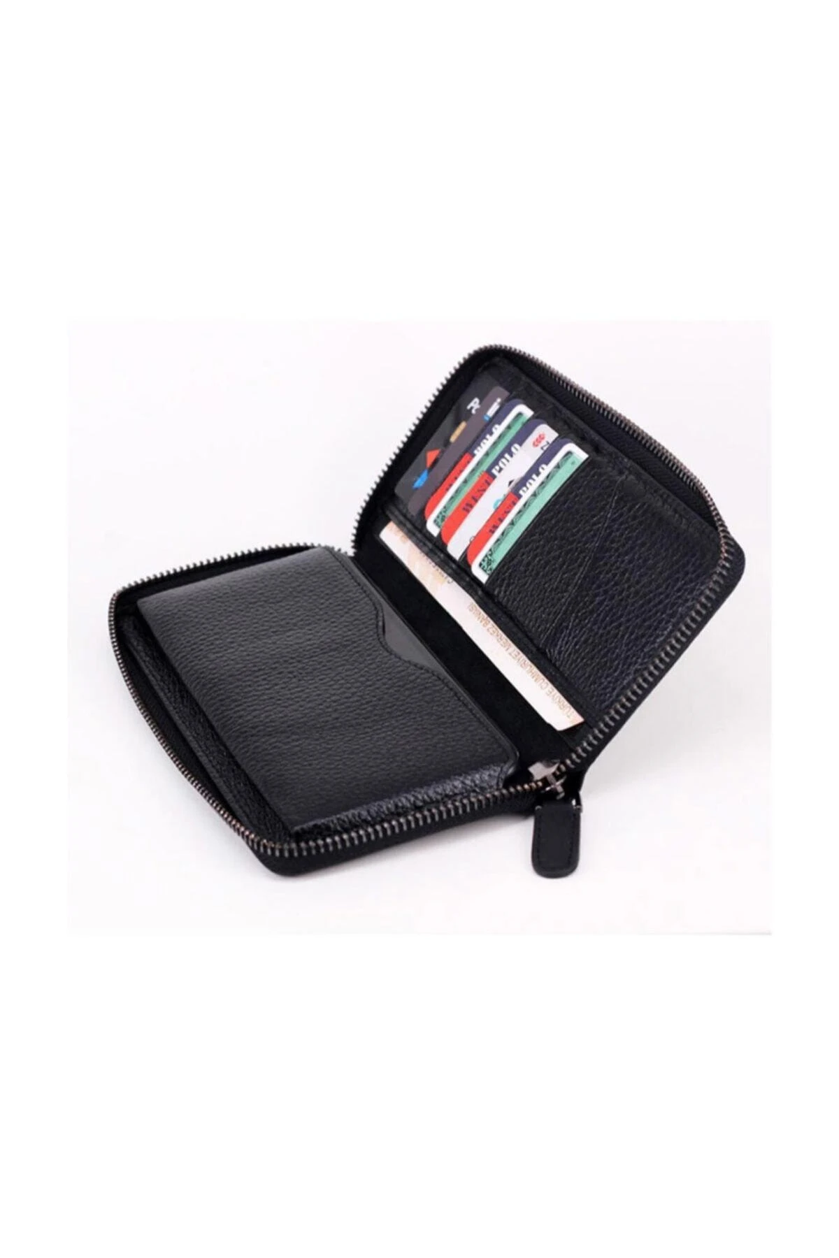 Erkek Siyah Telefon Kılıflı Cüzdan