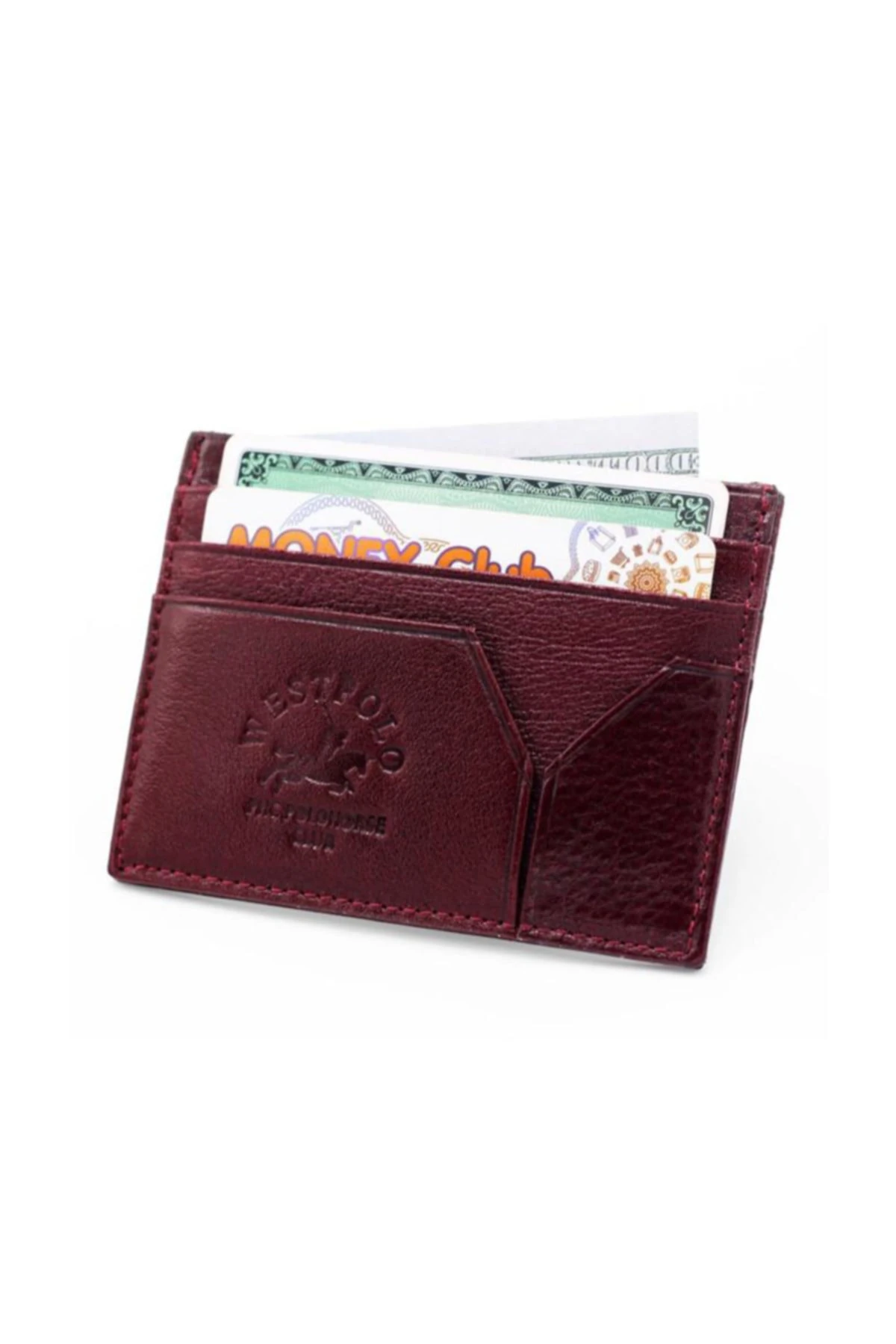 Bordo Unisex Hakiki Deri Kartlık 622045