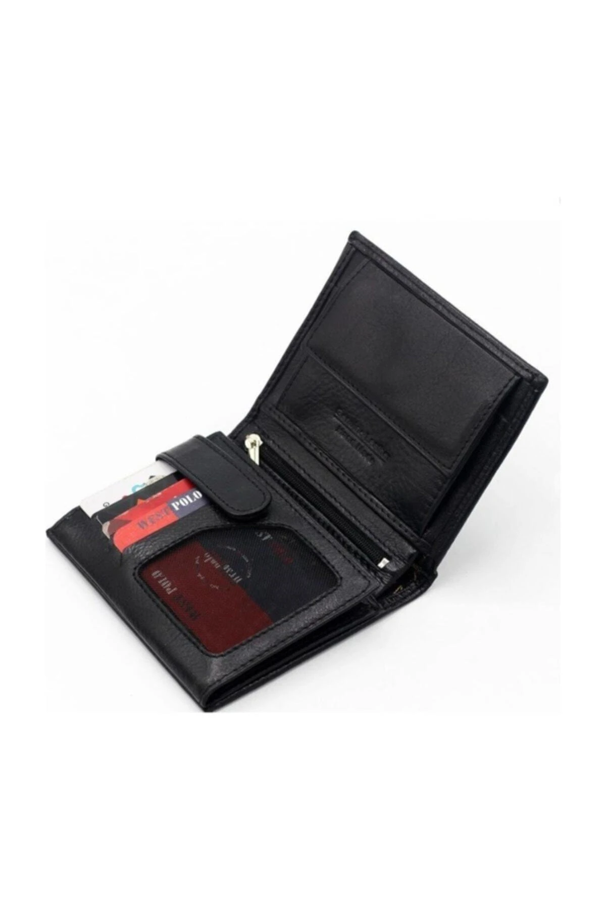 Erkek Siyah Hakiki Deri  Cüzdan