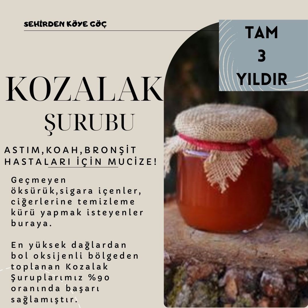 ŞEKERSİZ KOZALAK ŞURUBU 660CC