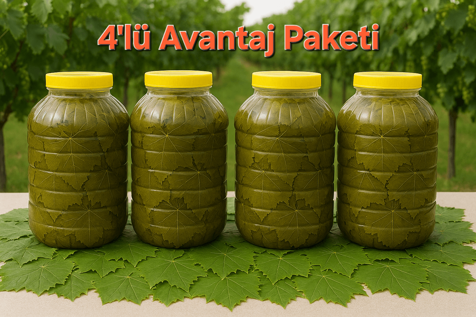Salamura Yaprak 5lt 4 Adet Net 12KG