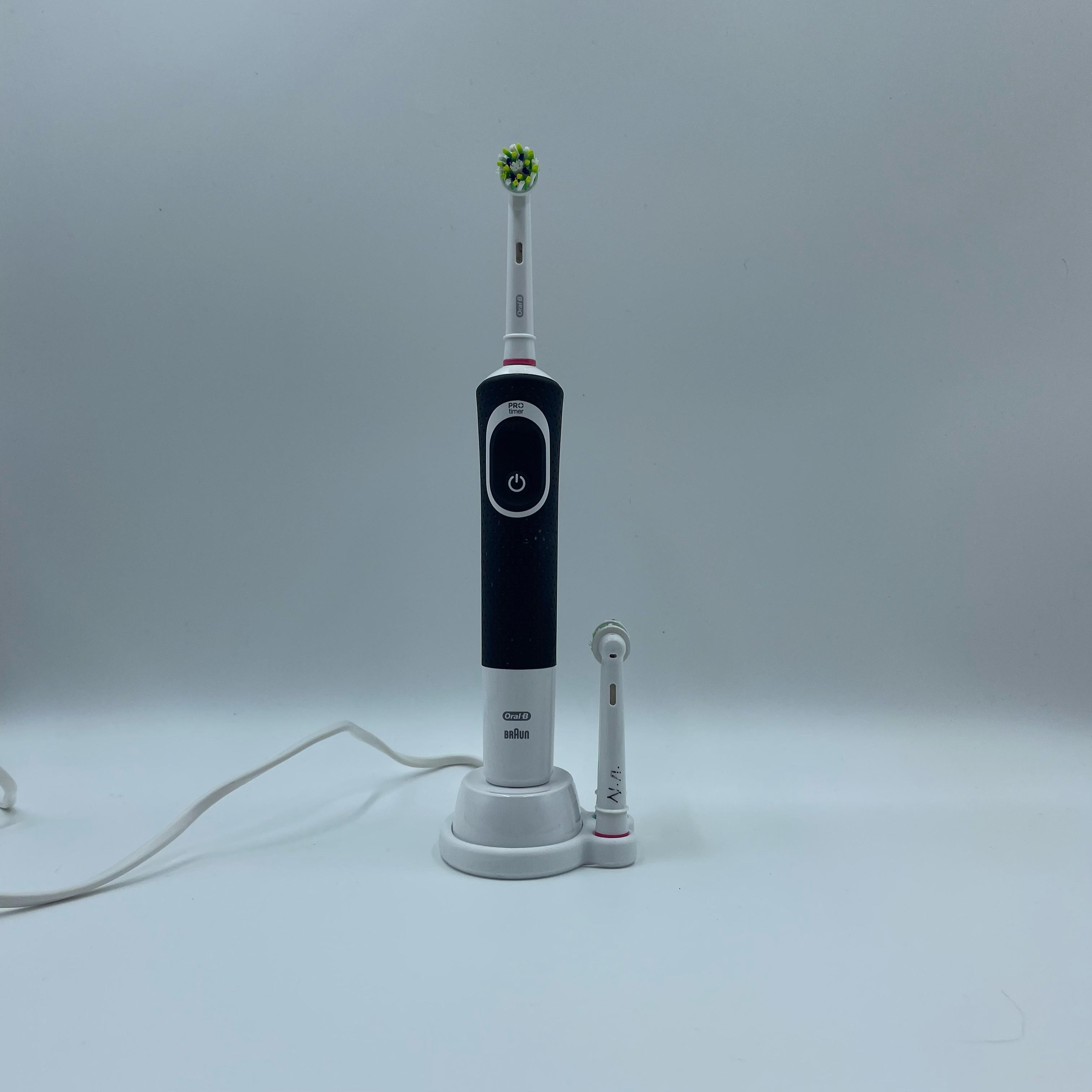 Oral-B Uyumlu Şarjlı Diş Fırçası ve Başlıkları için Stand (1 Şarjlı Fırça, 2 Başlık)
